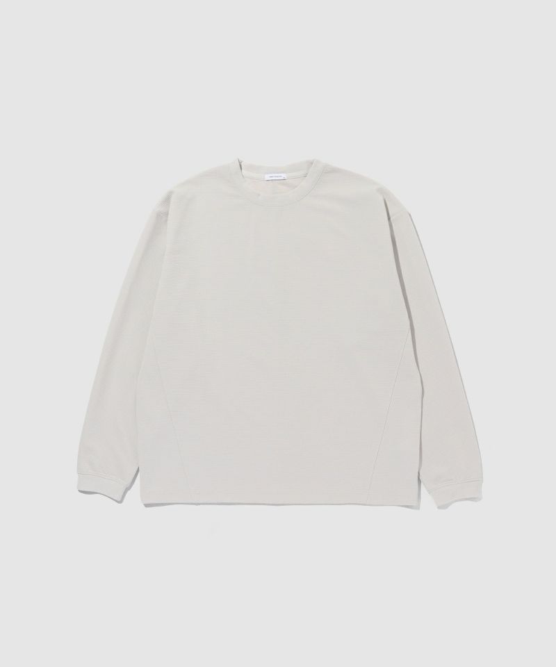 URBAN COLLECTION  ドライリップル パネル切替長袖Tシャツ メンズ商品画像-3