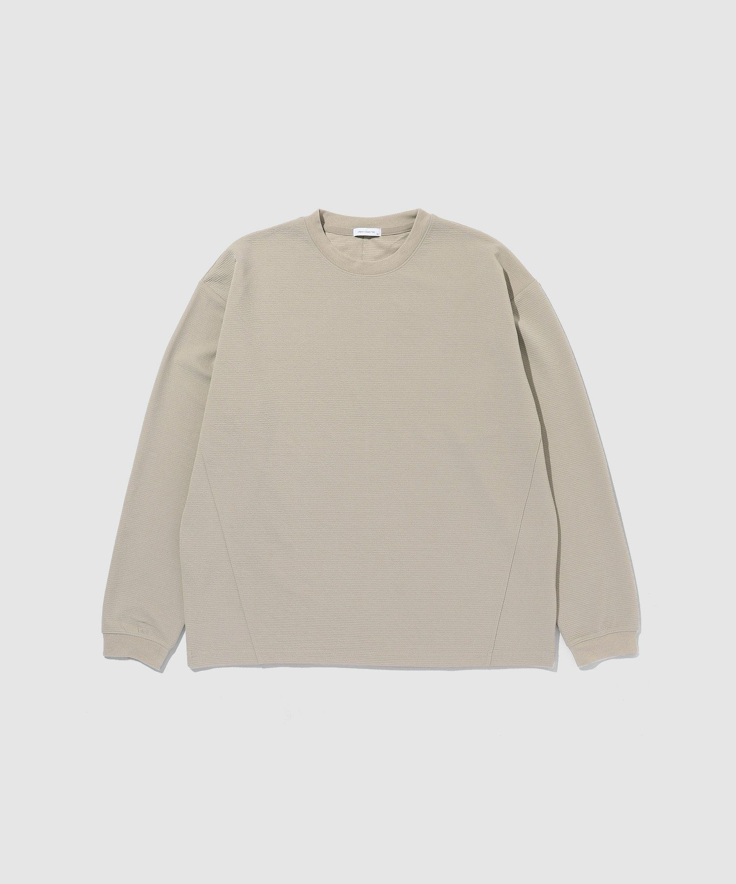 URBAN COLLECTION ドライリップル パネル切替長袖Tシャツ メンズ