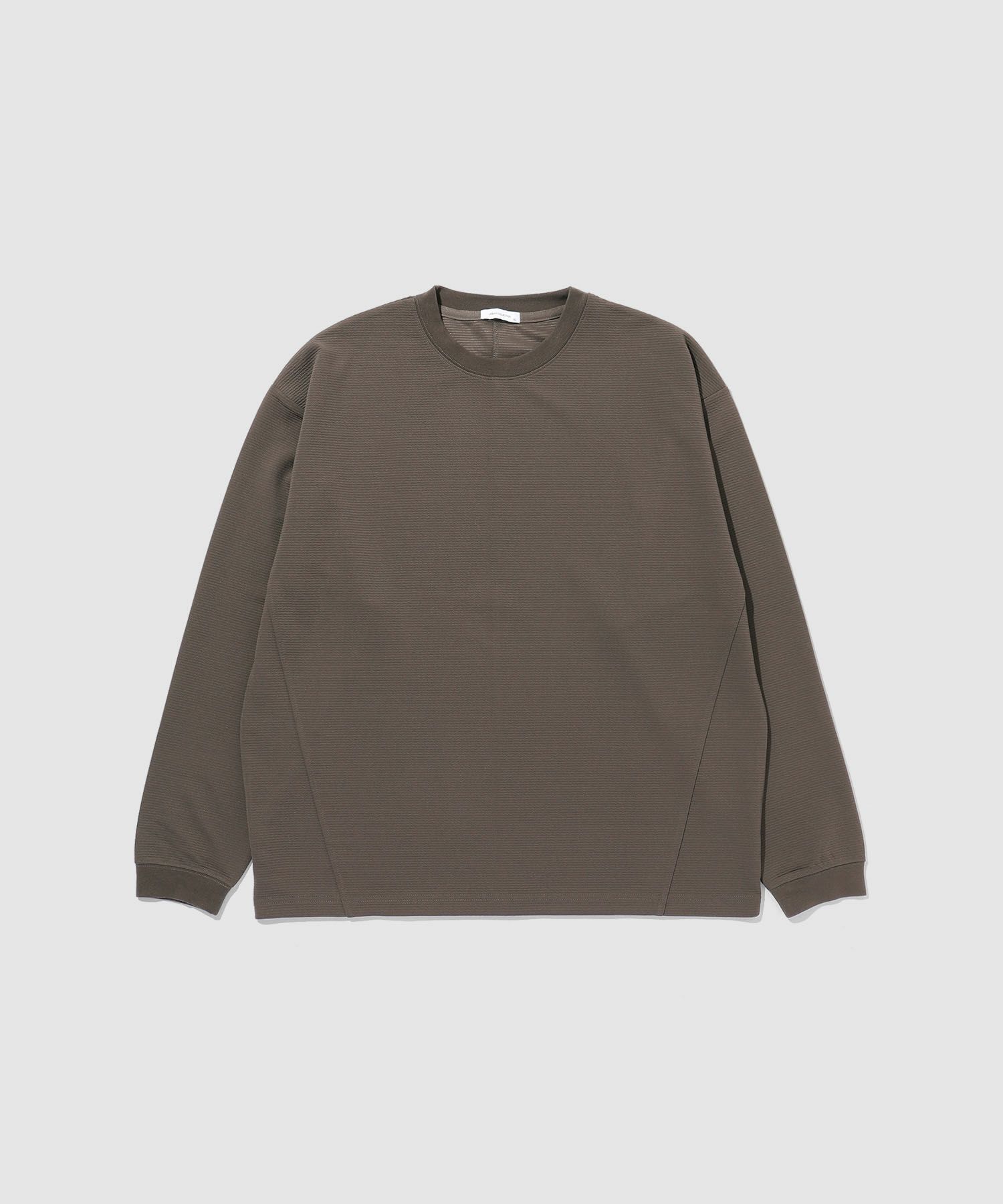 URBAN COLLECTION ドライリップル パネル切替長袖Tシャツ メンズ