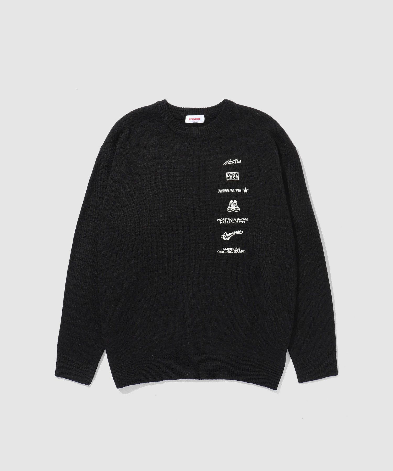CONVERSE 刺繍デザインニット メンズ