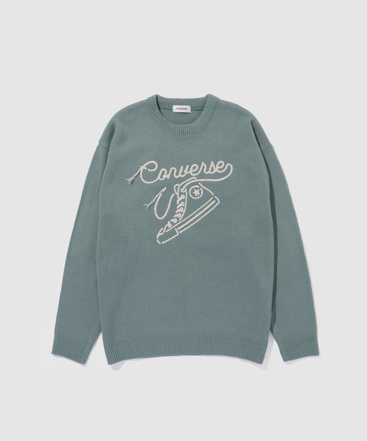 CONVERSE 刺繍デザインニット メンズ