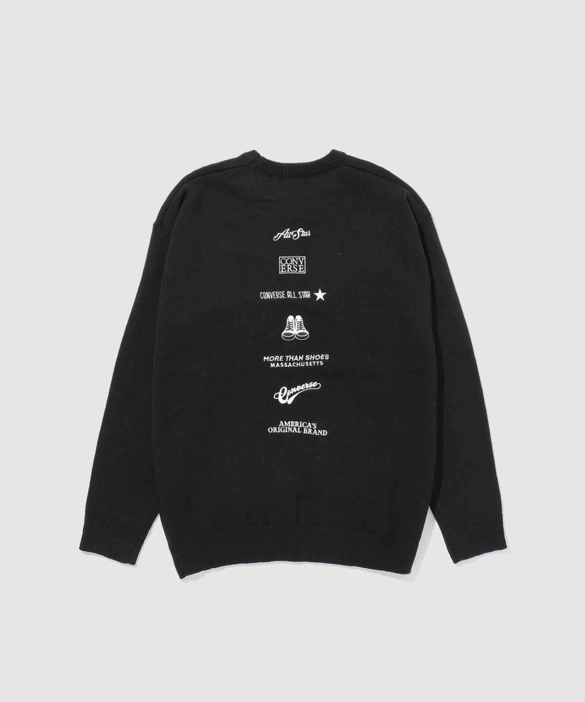 CONVERSE 刺繍デザインニット メンズ