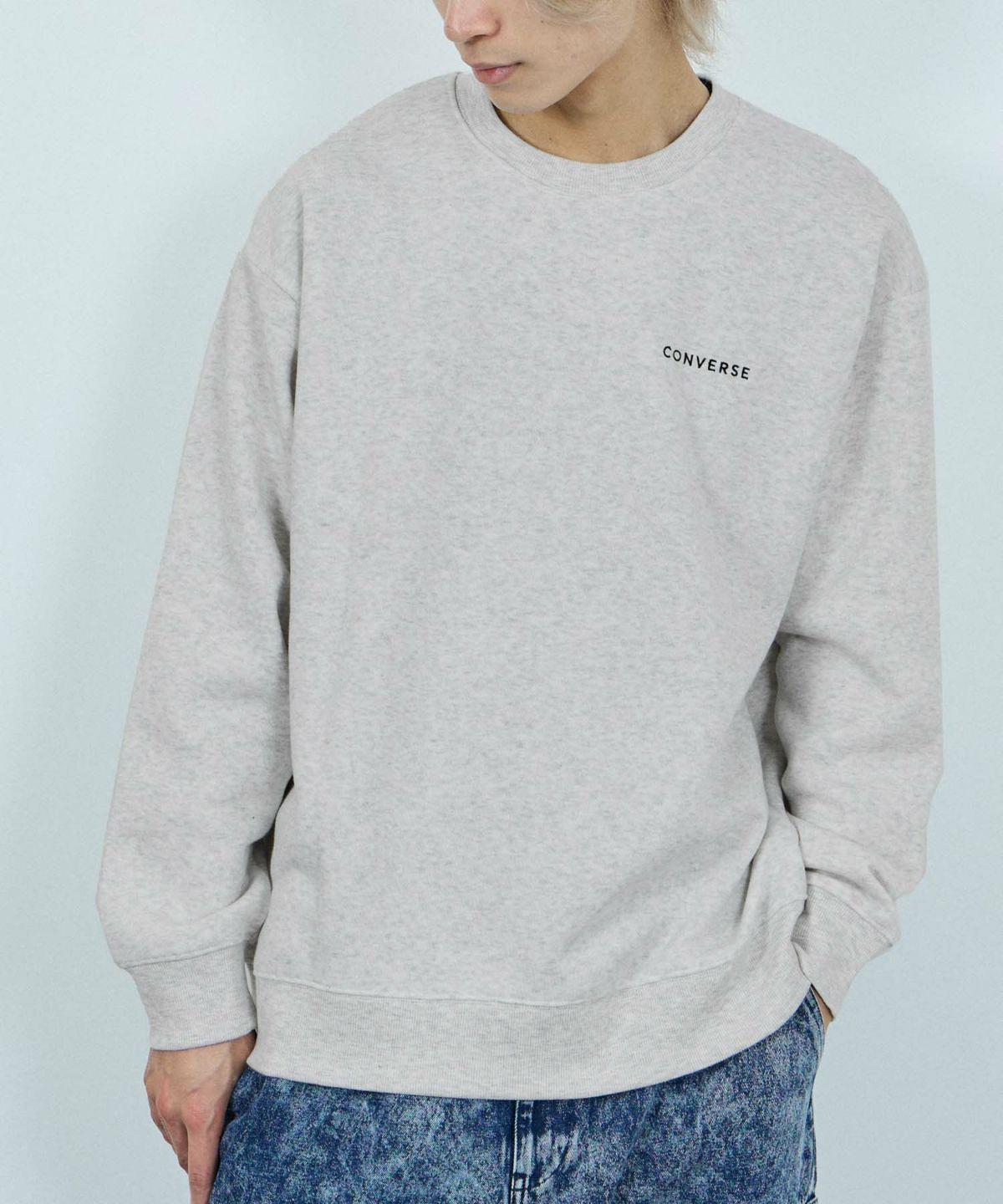 CONVERSE バックサガラ刺繍スウェット メンズ
