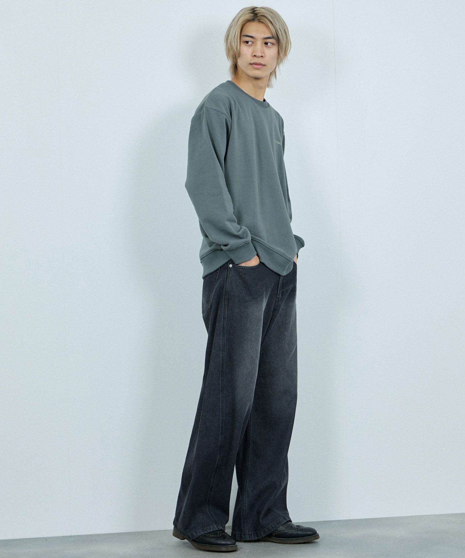 CONVERSE  バックサガラ刺繍スウェット メンズ商品画像-14