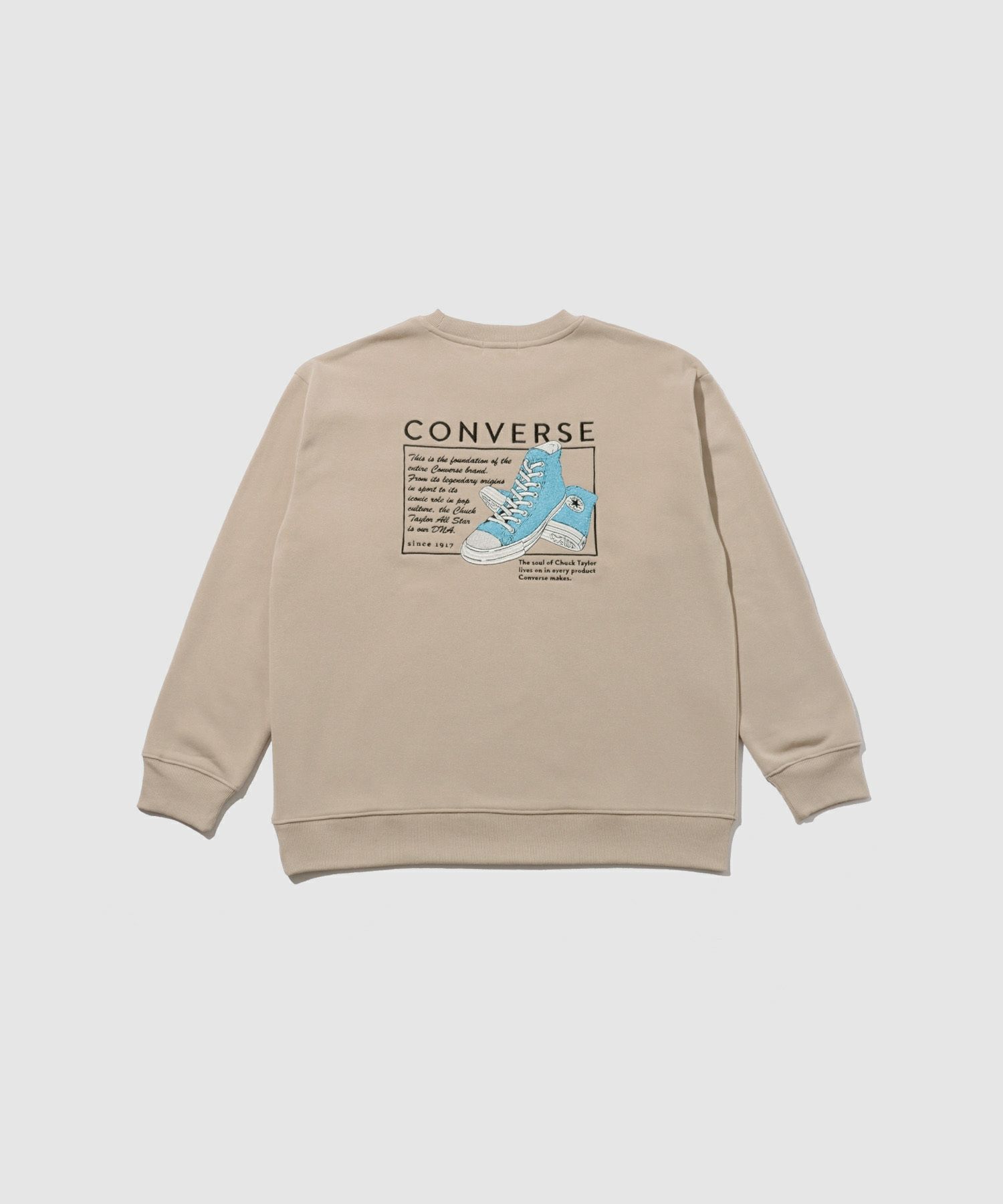 CONVERSE バックサガラ刺繍スウェット メンズ
