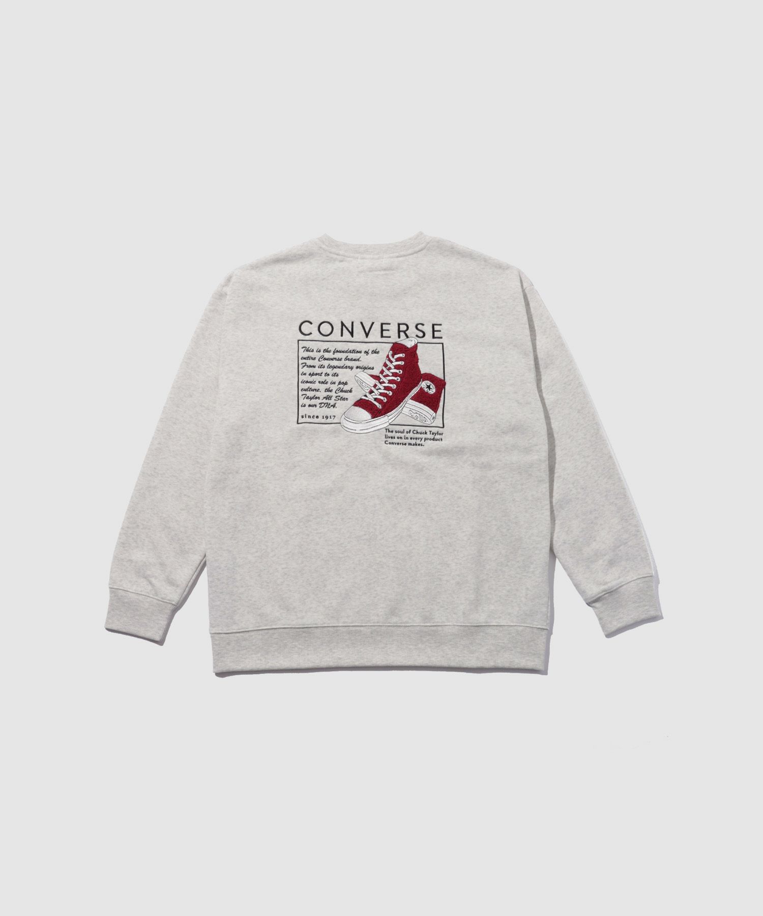 CONVERSE バックサガラ刺繍スウェット メンズ