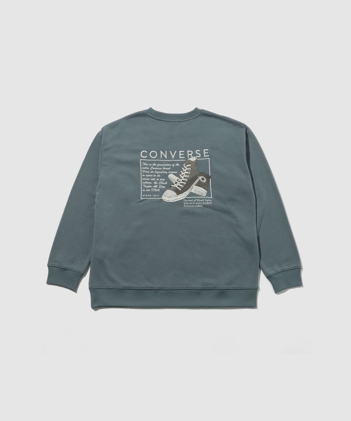 CONVERSE バックサガラ刺繍スウェット メンズ