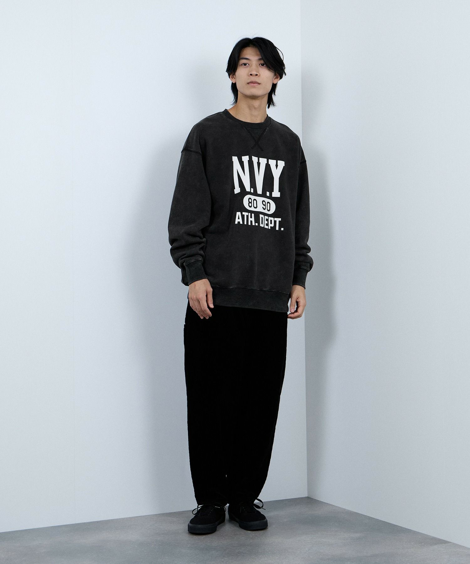 [値下げ]NAVY  ウォッシュバルーントレーナー メンズ商品画像-15
