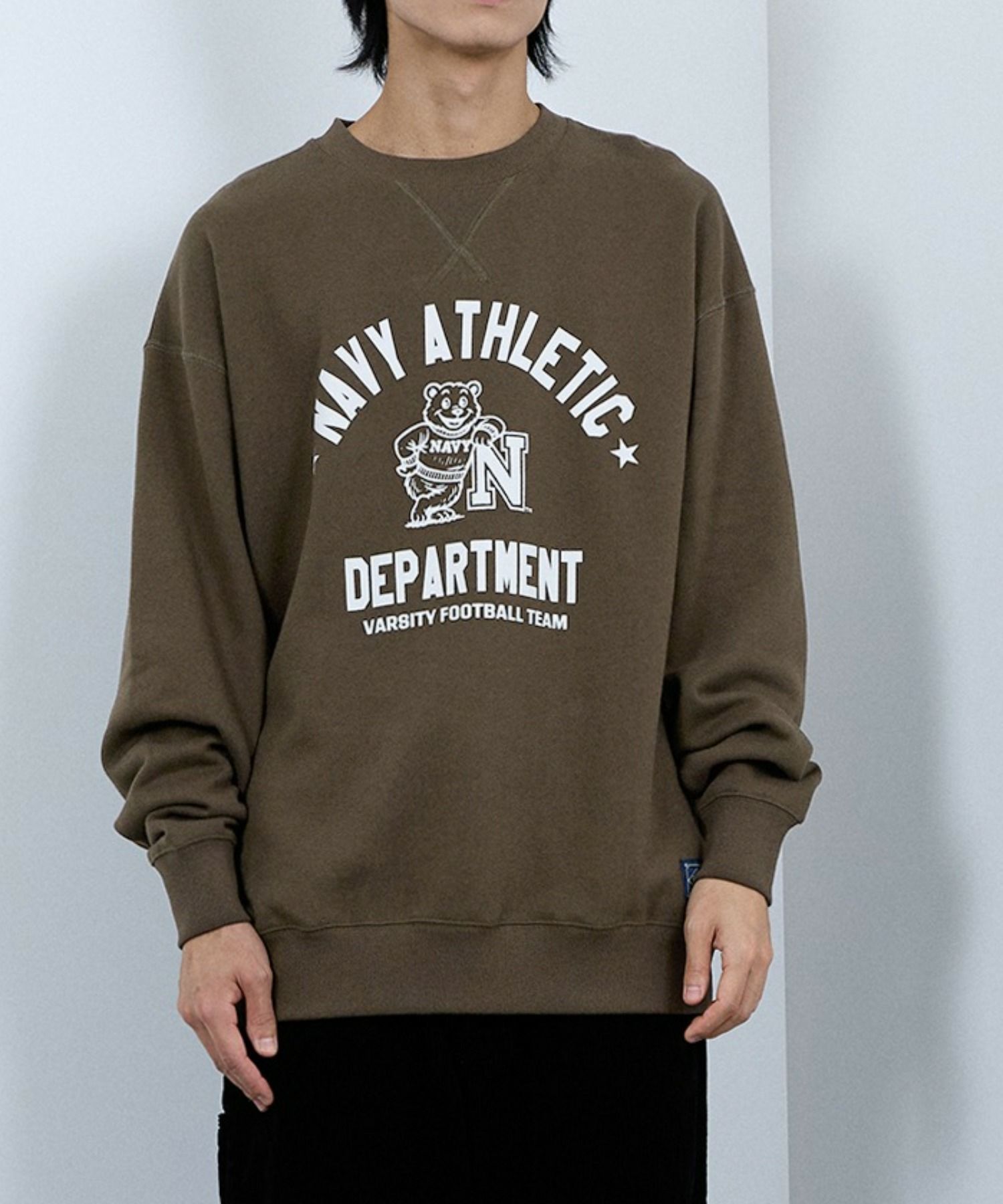 NAVY  ウォッシュバルーントレーナー メンズ商品画像-18