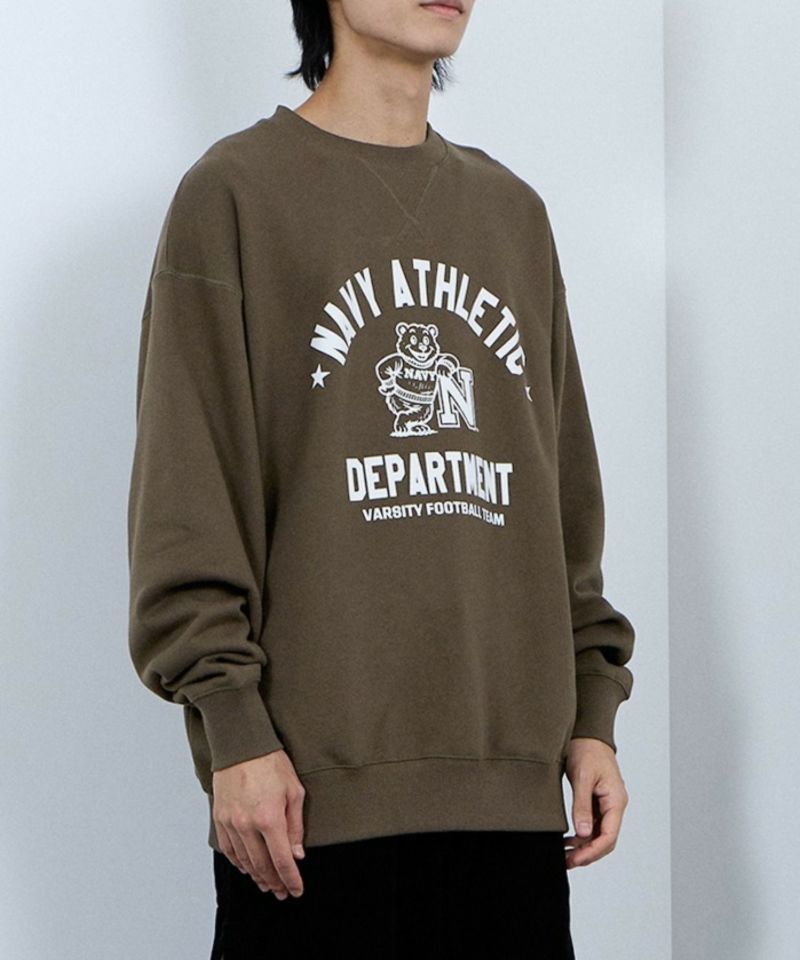 NAVY  ウォッシュバルーントレーナー メンズ商品画像-19