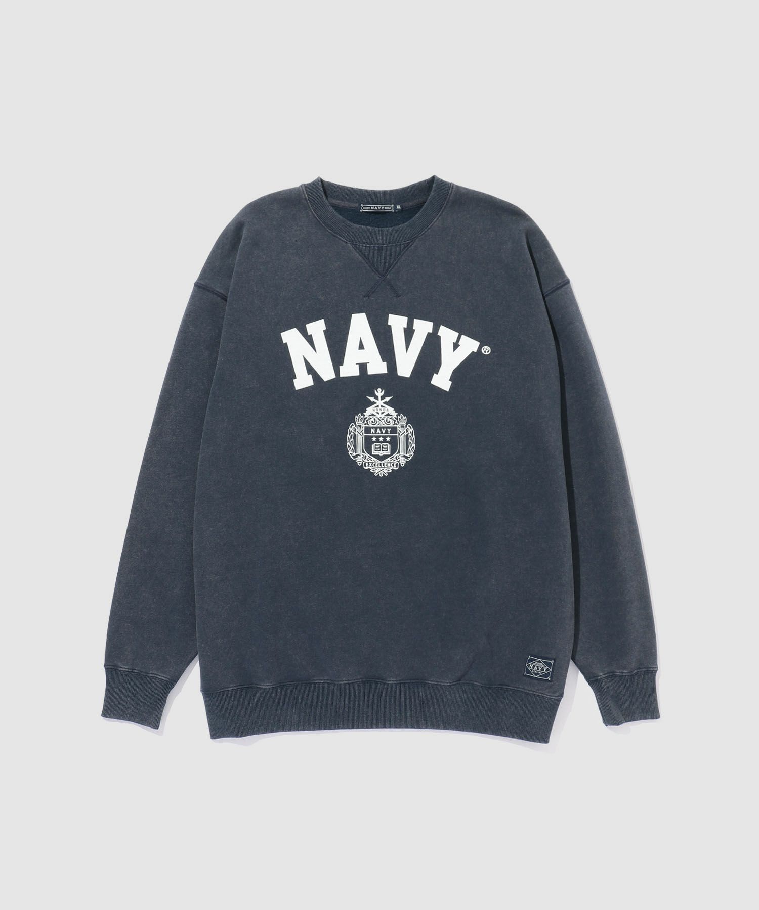 NAVY ウォッシュバルーントレーナー メンズ商品画像-21