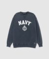 NAVY ウォッシュバルーントレーナー メンズ