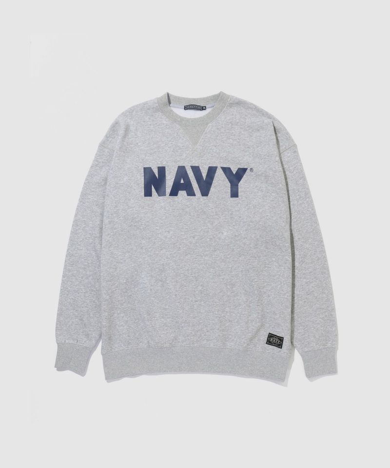 NAVY  ウォッシュバルーントレーナー メンズ商品画像-22
