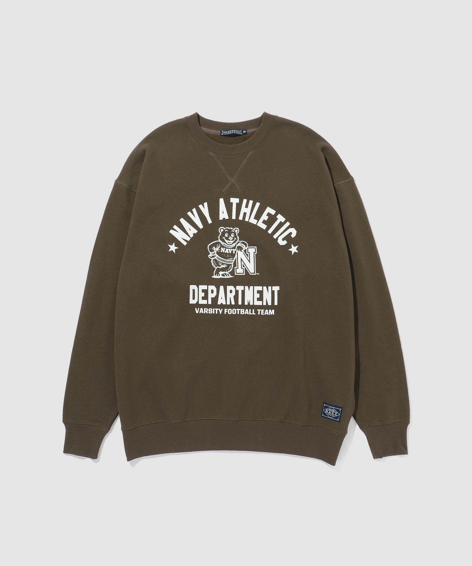 NAVY ウォッシュバルーントレーナー メンズ