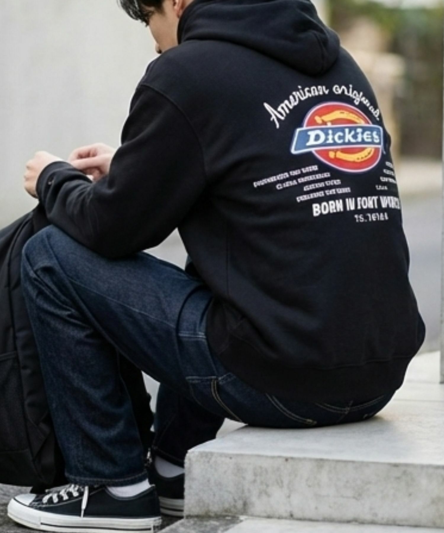 Dickies  裏起毛刺繍パーカー メンズ商品画像-1