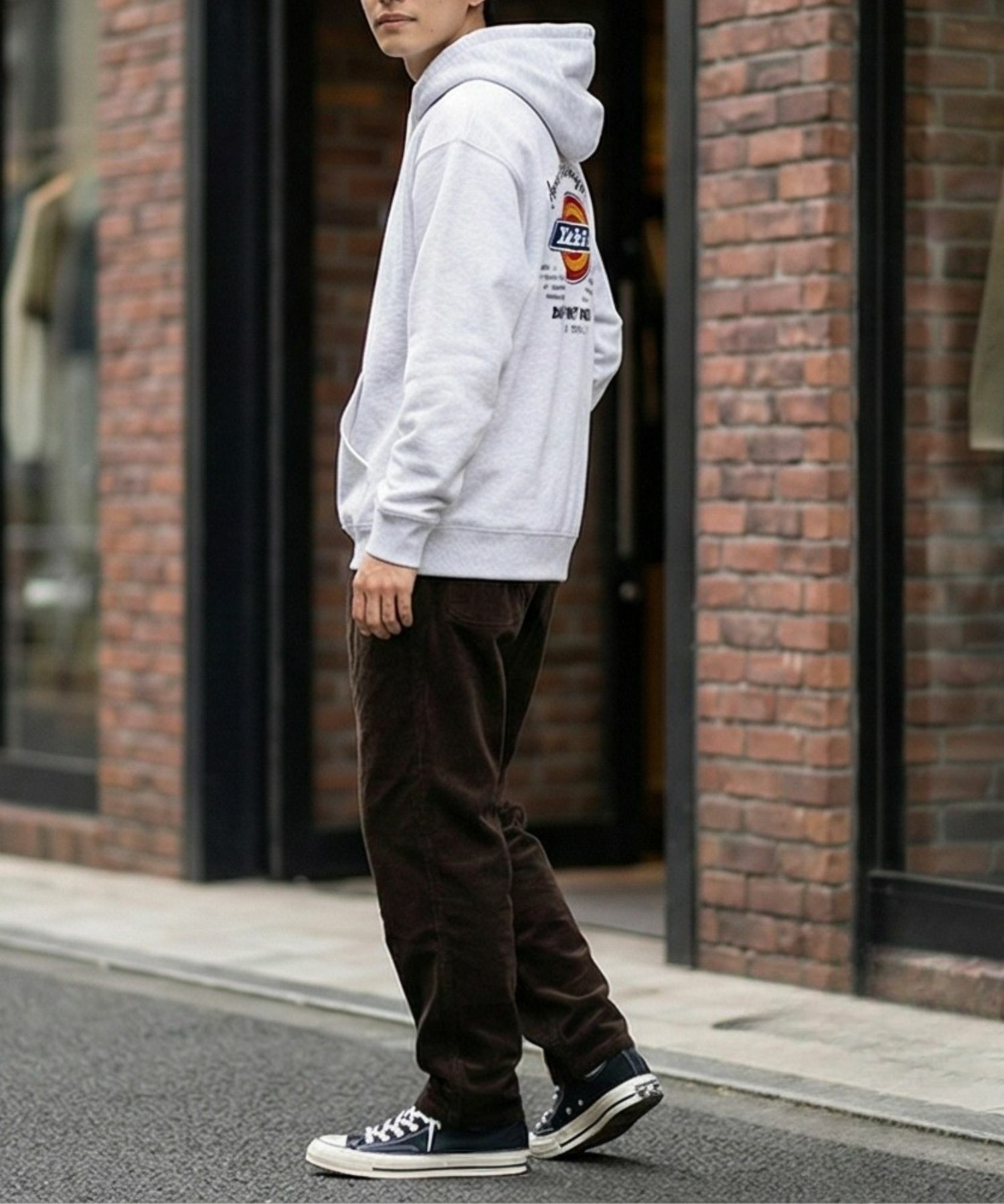 Dickies 裏起毛刺繍パーカー メンズ