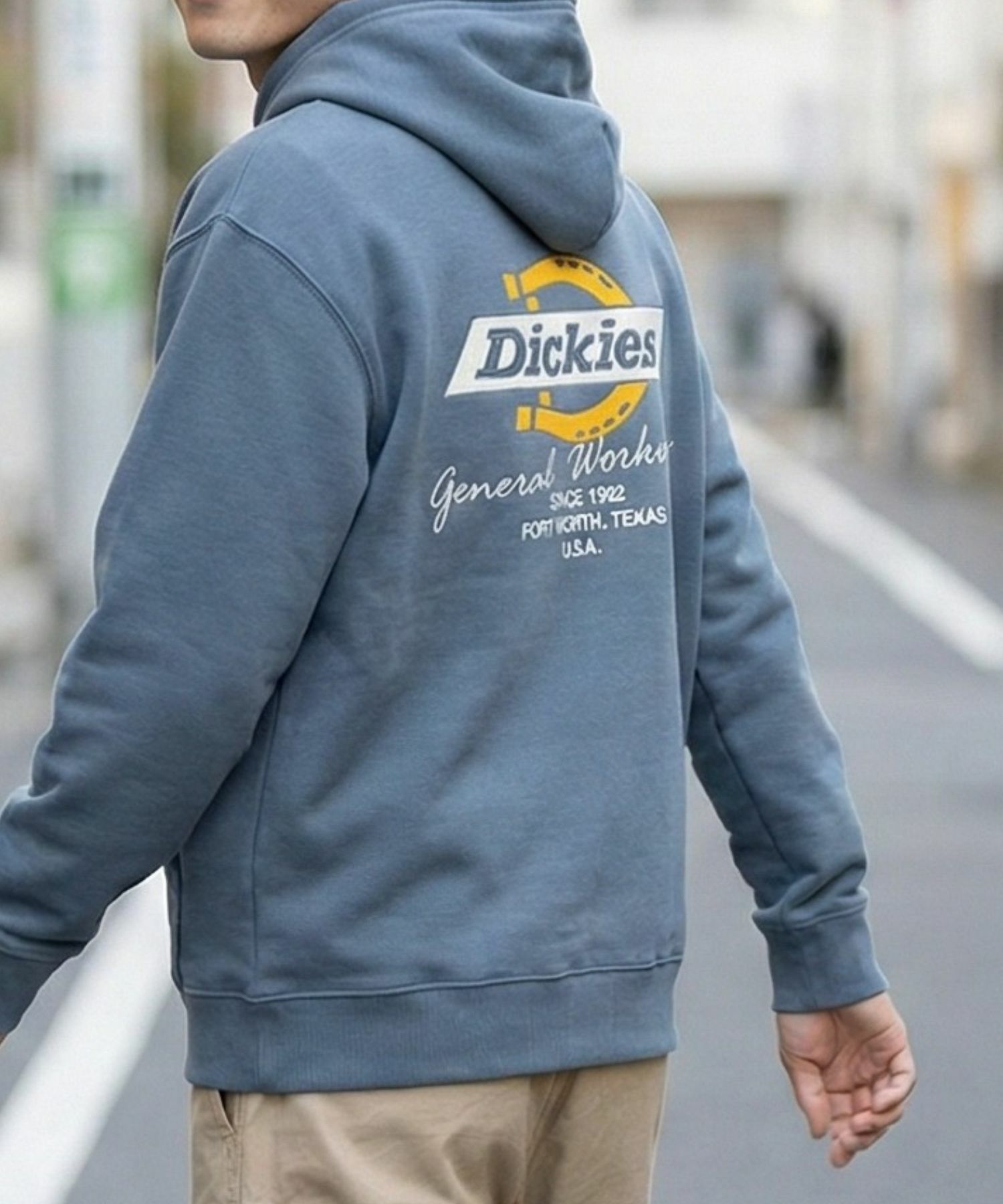 Dickies 裏起毛刺繍パーカー メンズ商品画像-3