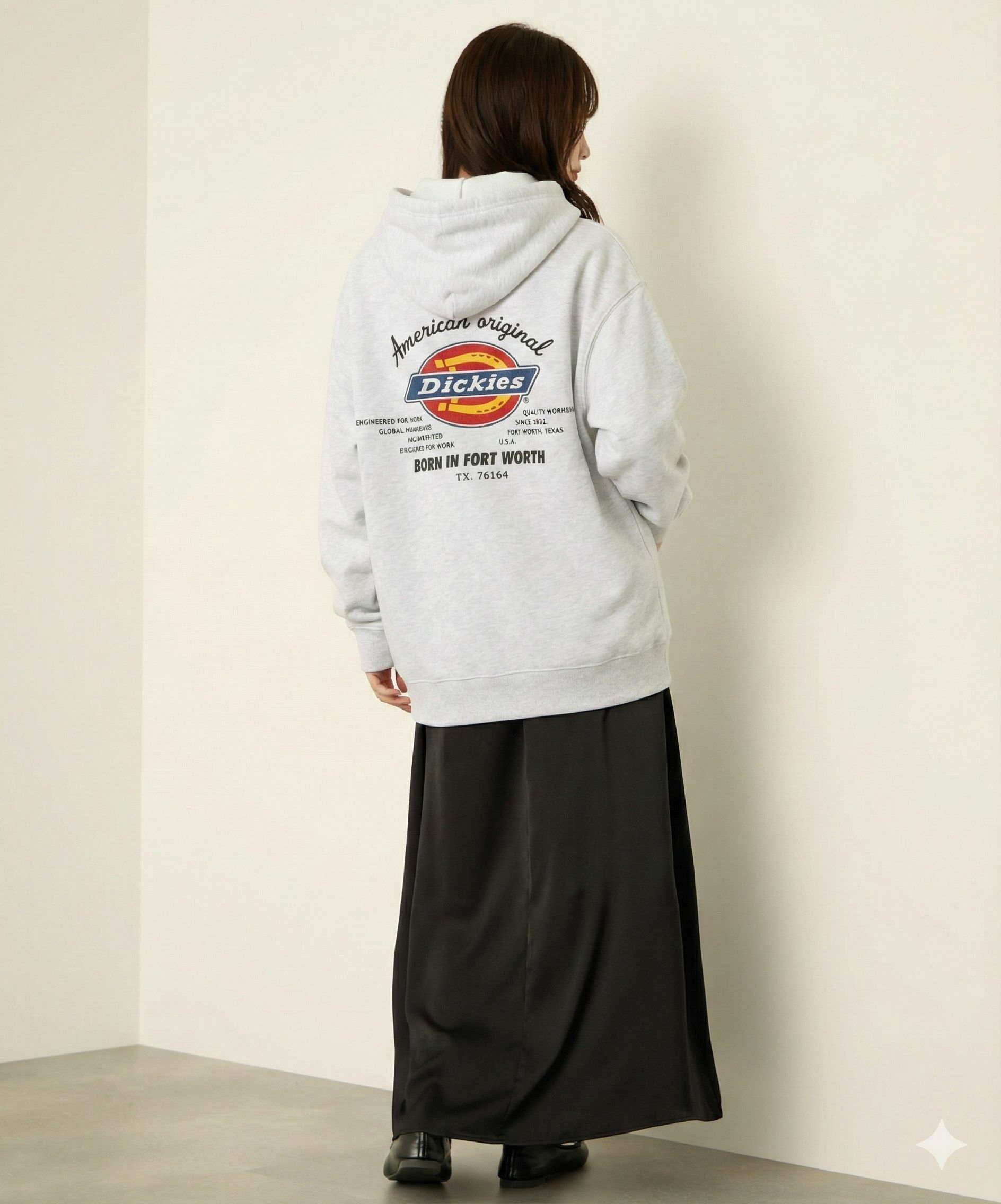 Dickies 裏起毛刺繍パーカー メンズ