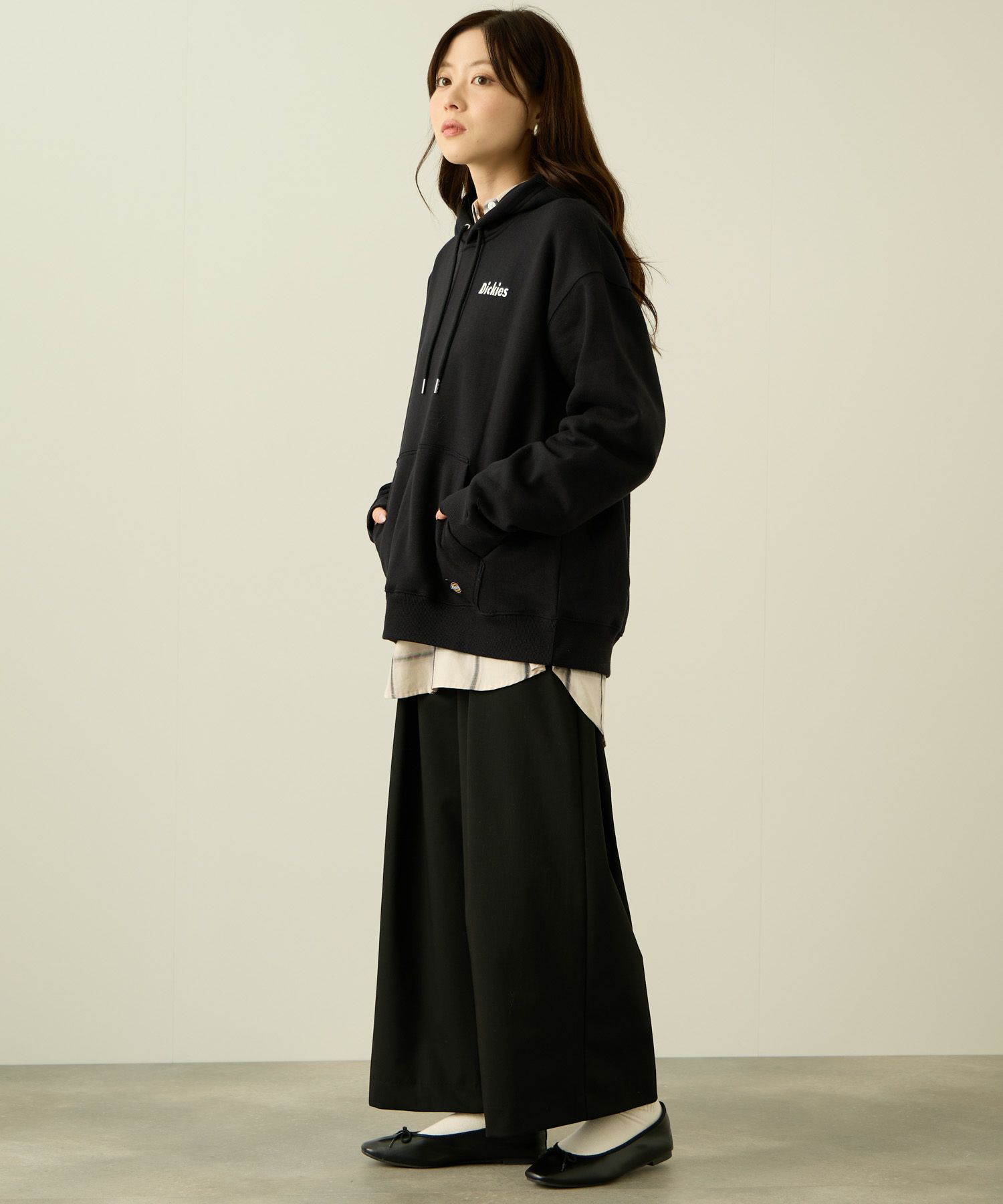 Dickies 裏起毛刺繍パーカー メンズ