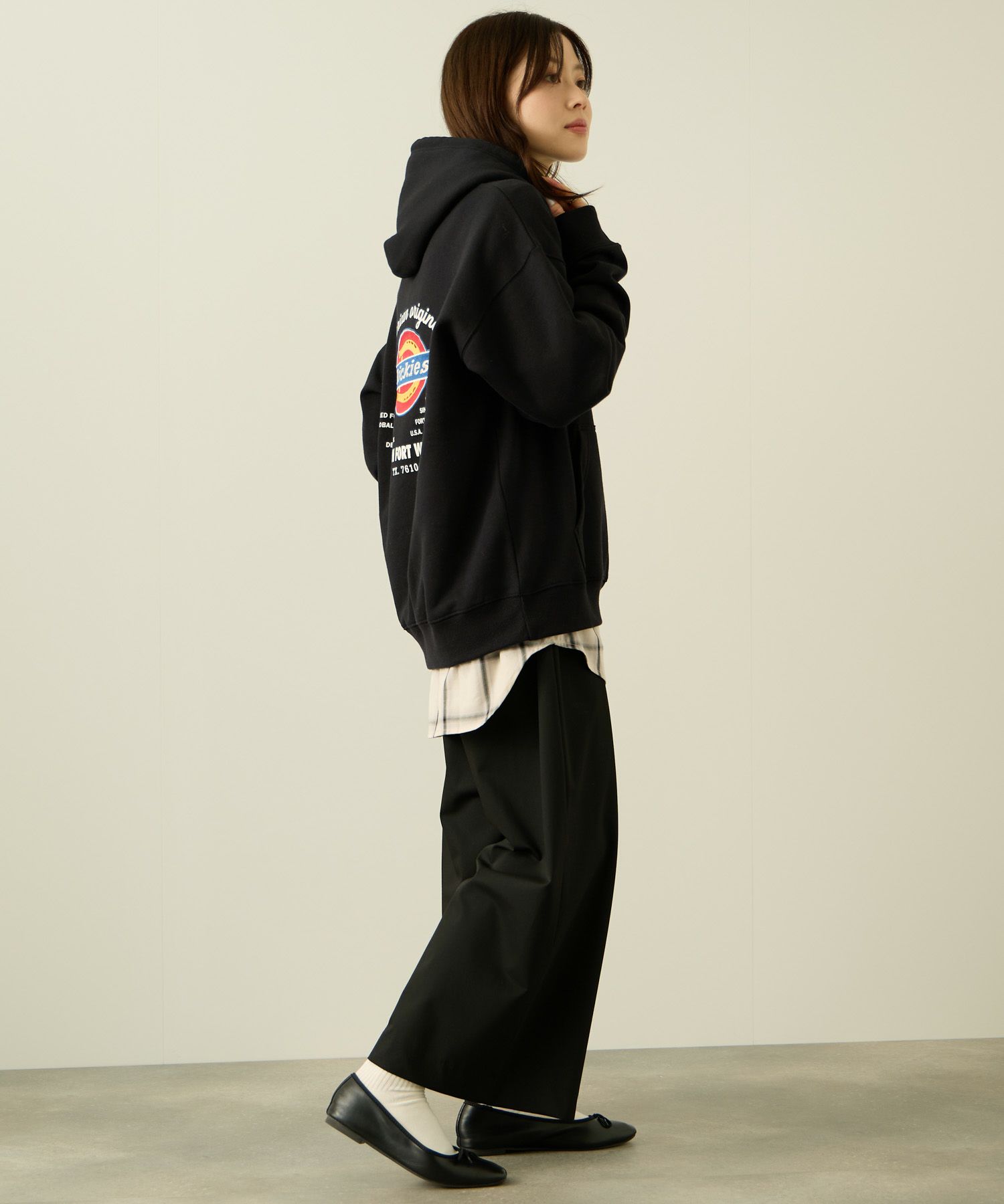 Dickies 裏起毛刺繍パーカー メンズ