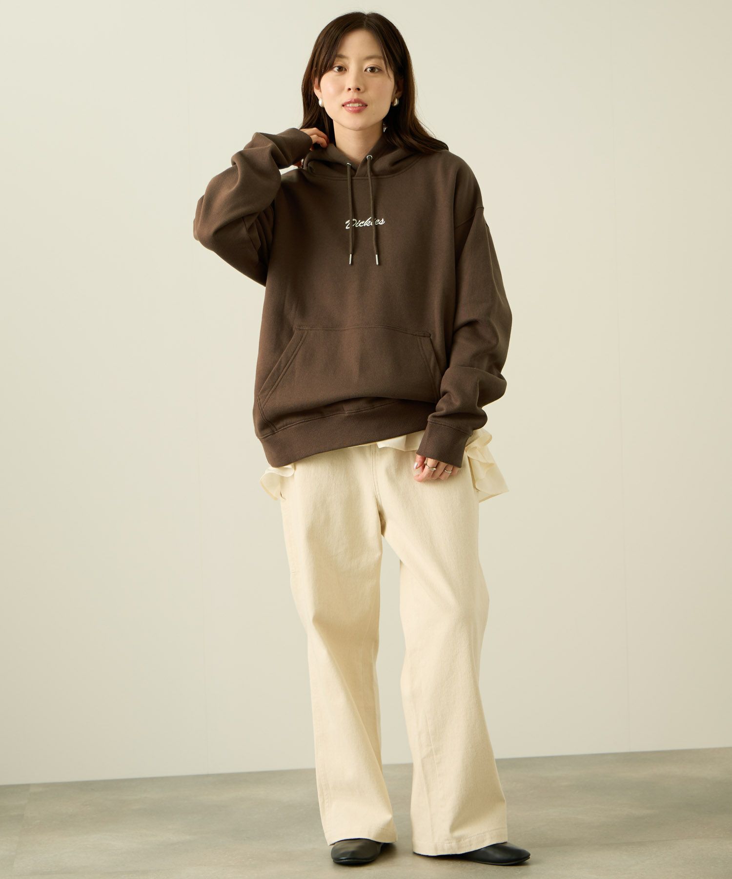 Dickies 裏起毛刺繍パーカー メンズ商品画像-17