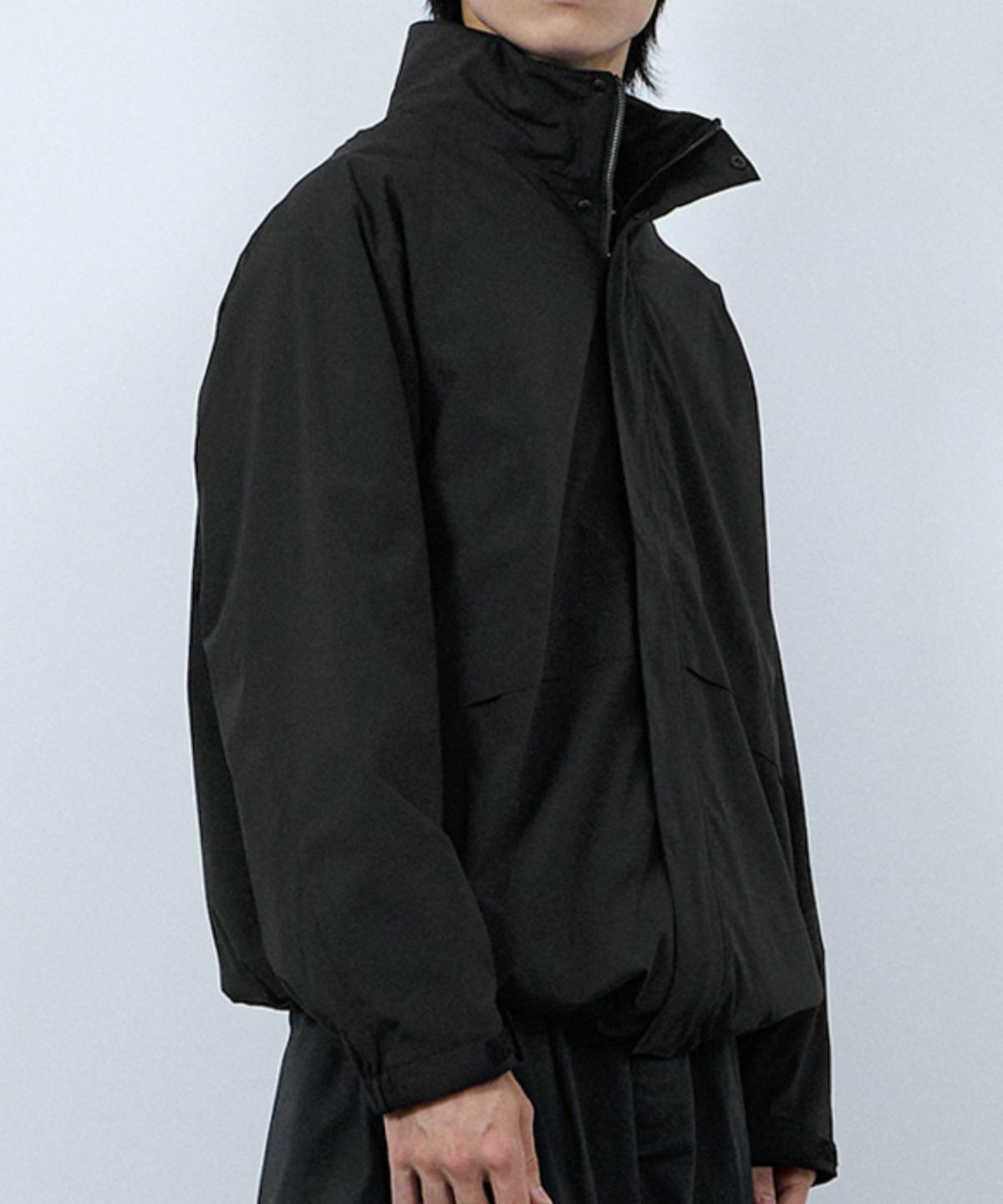 NAVY シャットアウター SOLOTEX(R)使用 裏メッシュスタンドジャケット メンズ