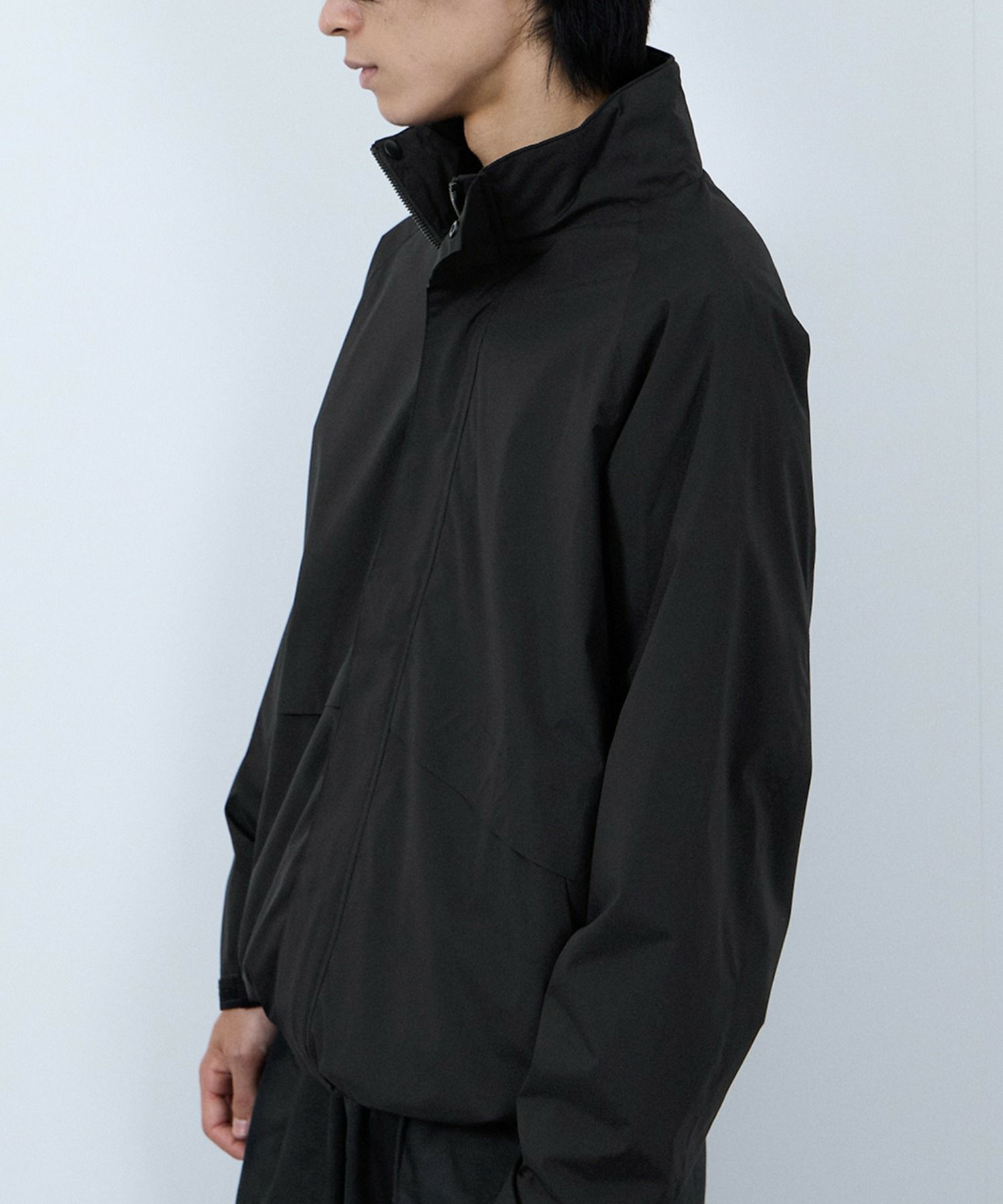 NAVY シャットアウター SOLOTEX(R)使用 裏メッシュスタンドジャケット メンズ