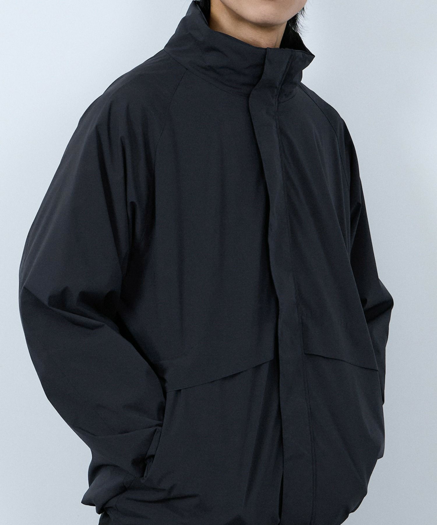 NAVY シャットアウター SOLOTEX(R)使用 裏メッシュスタンドジャケット メンズ商品サムネイル-12