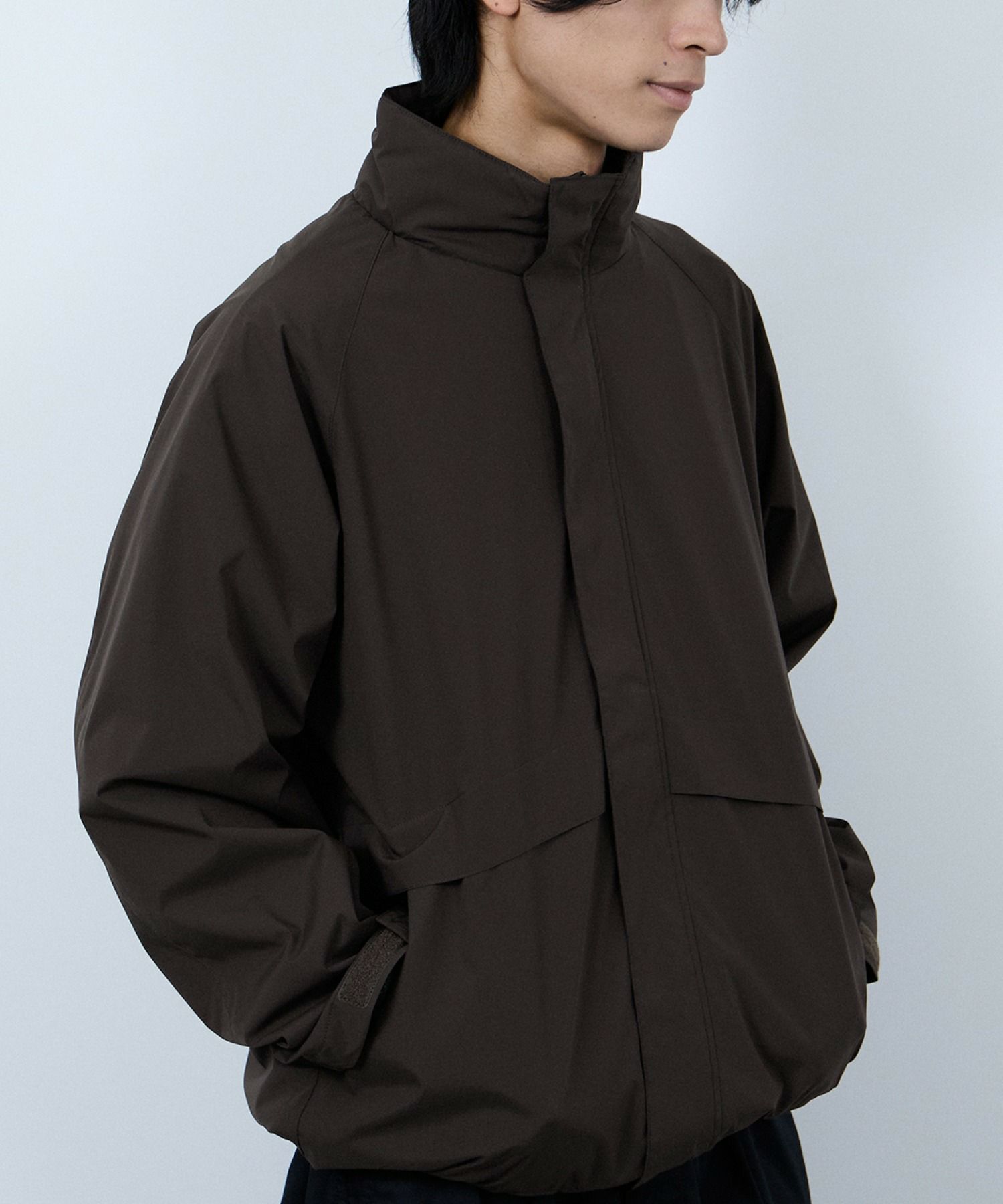 NAVY シャットアウター SOLOTEX(R)使用 裏メッシュスタンドジャケット メンズ