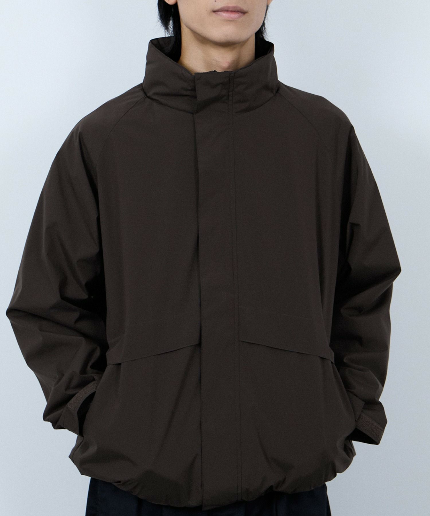 NAVY シャットアウター SOLOTEX(R)使用 裏メッシュスタンドジャケット メンズ