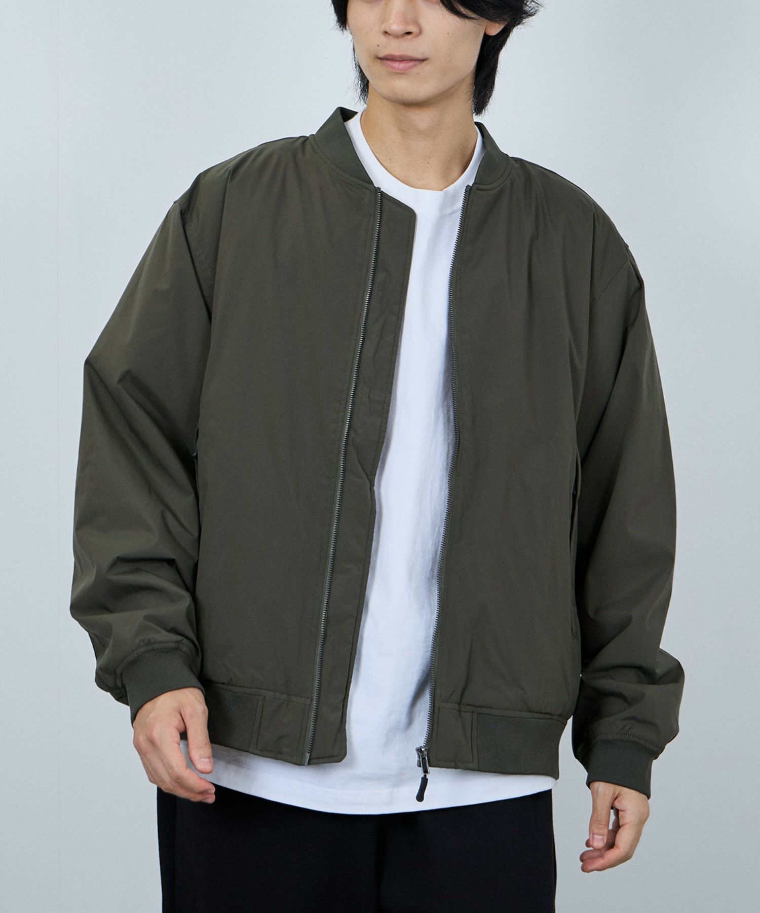 NAVY シャットアウター SOLOTEX(R)使用 裏シャギーリブジャケット メンズ