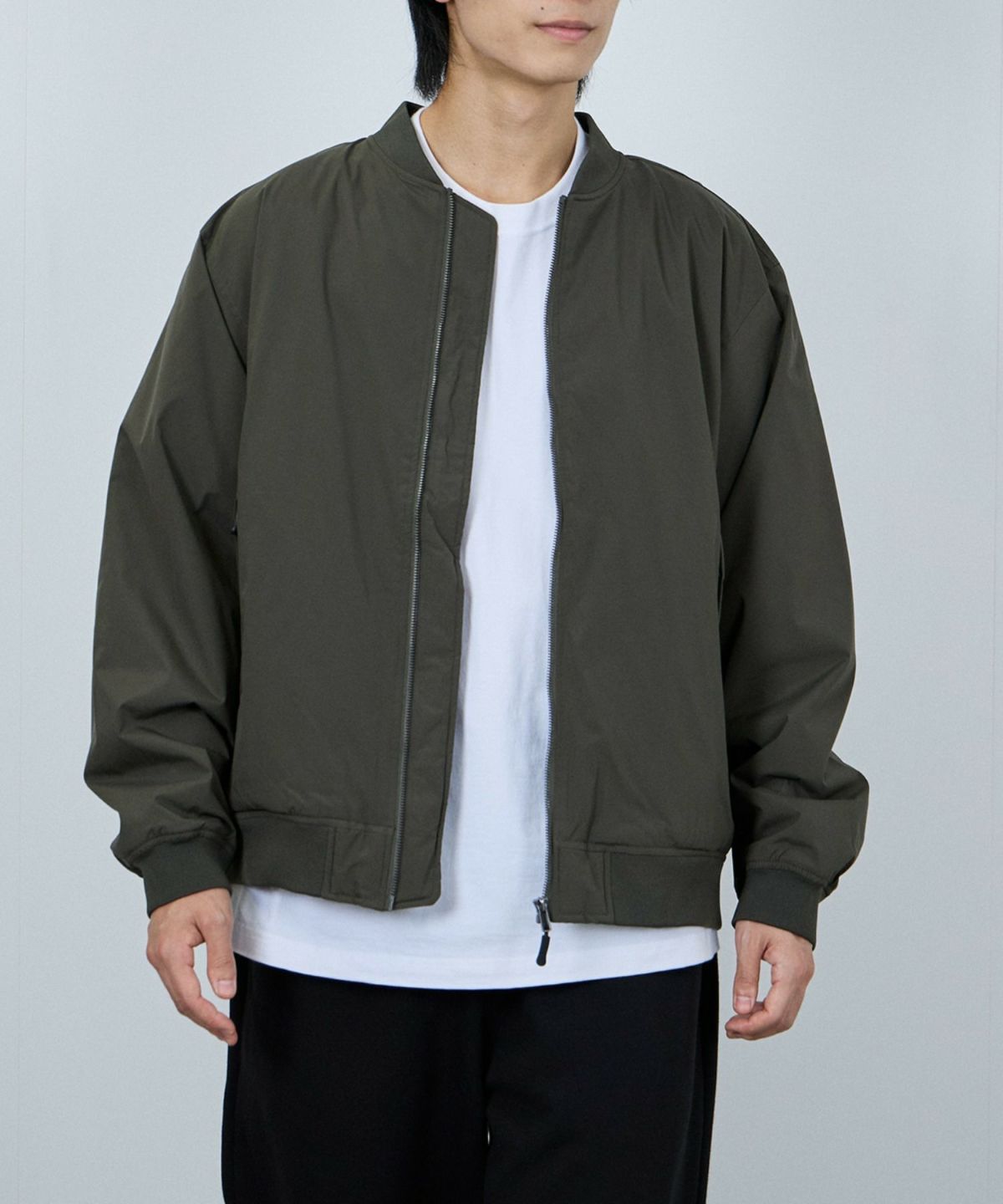 NAVY シャットアウター SOLOTEX(R)使用 裏シャギーリブジャケット メンズ