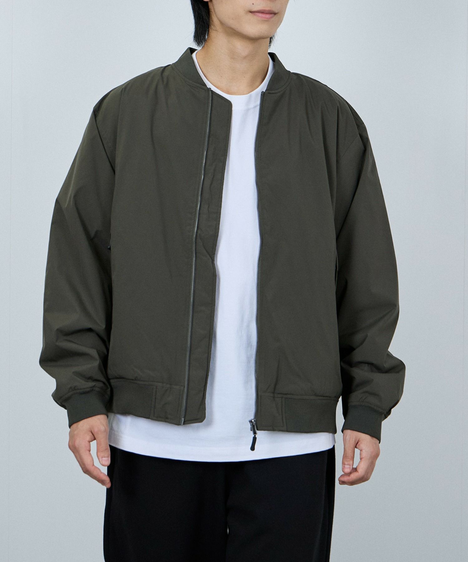 NAVY シャットアウター SOLOTEX(R)使用 裏シャギーリブジャケット メンズ