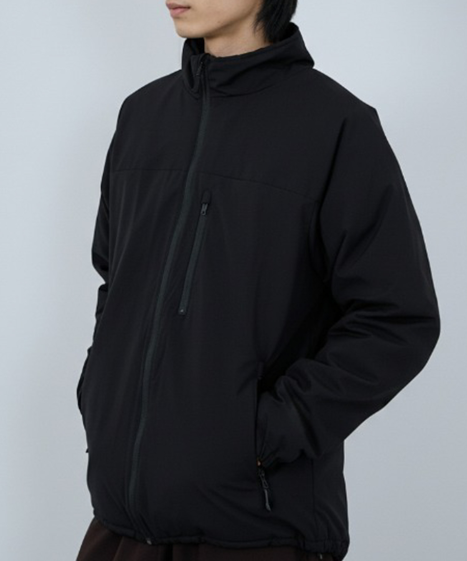 NAVY シャットアウター SOLOTEX(R)使用 裏シャギースタンドジャケット メンズ商品サムネイル-1