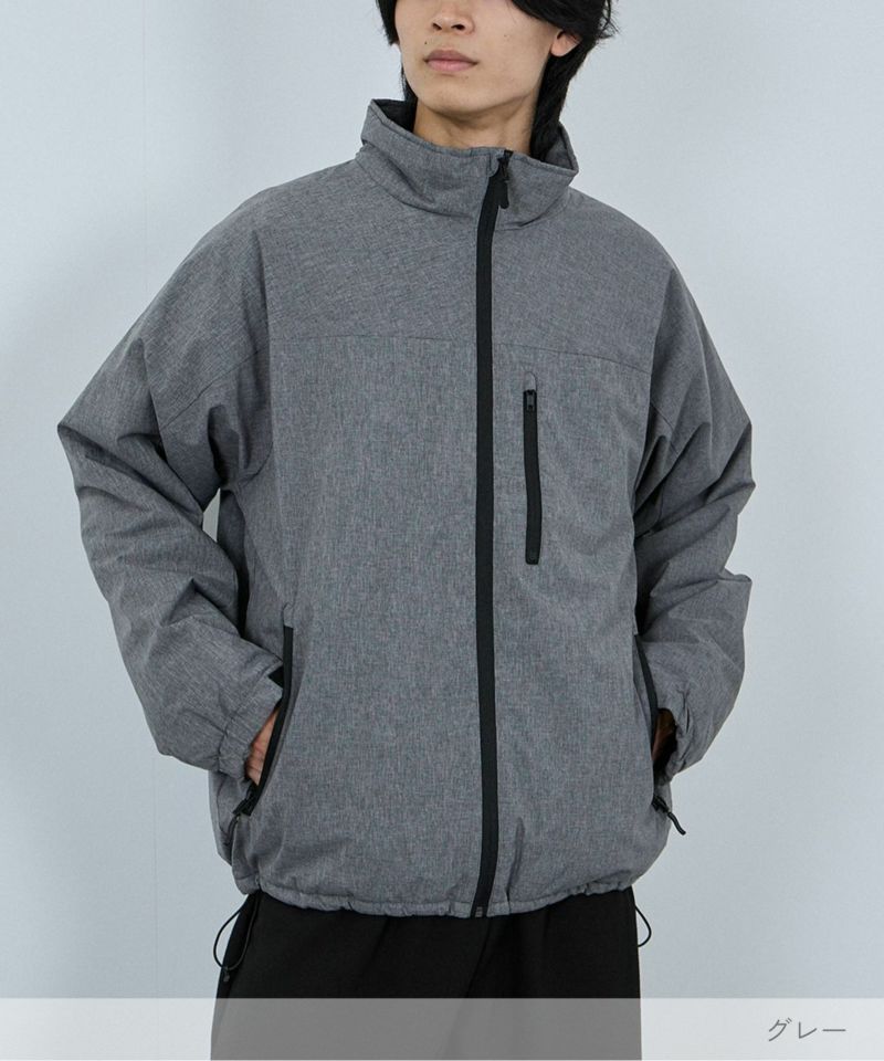 [値下げ]NAVY シャットアウター SOLOTEX(R)使用 裏シャギースタンドジャケット メンズ商品画像-2