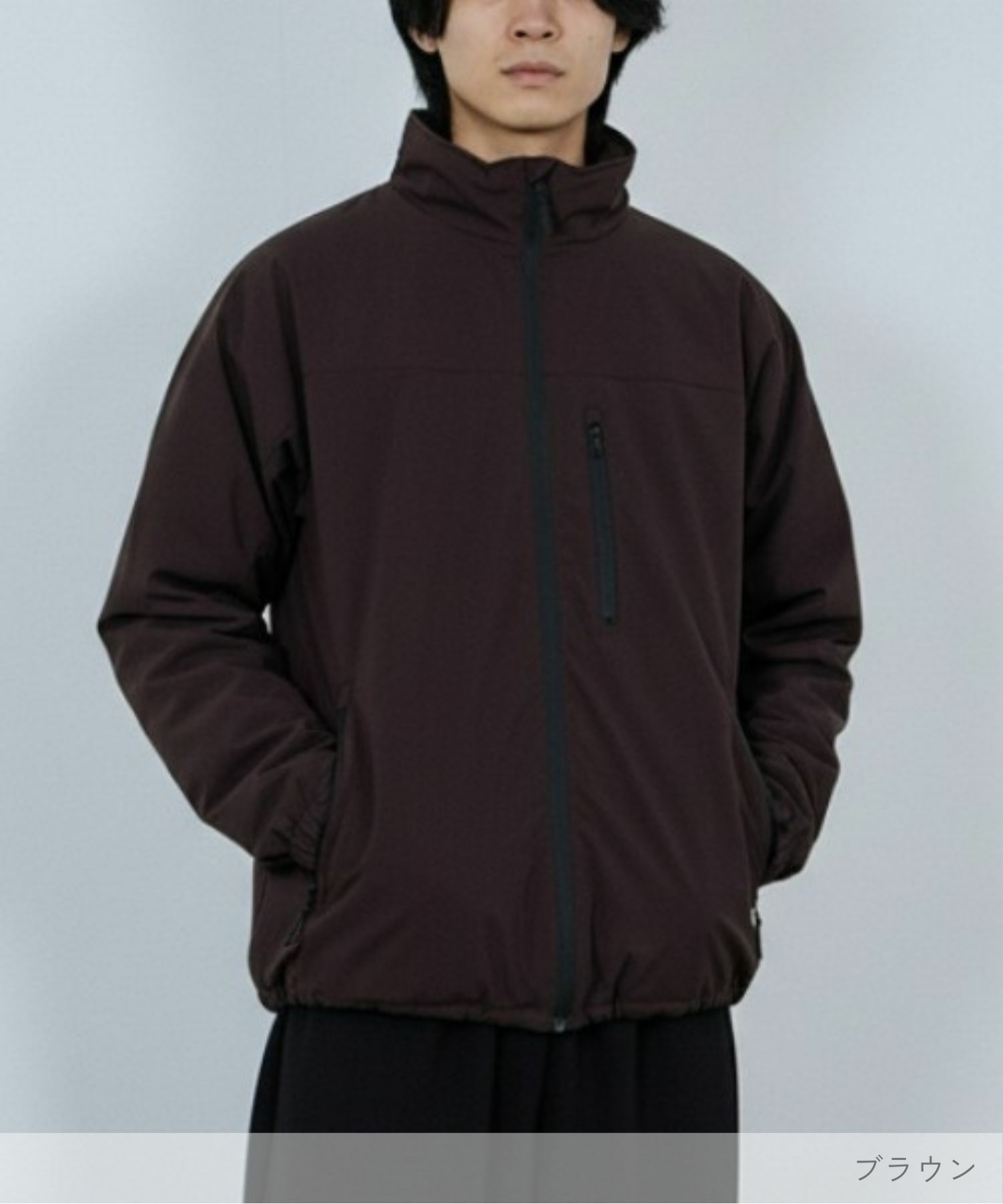 NAVY シャットアウター SOLOTEX(R)使用 裏シャギースタンドジャケット メンズ商品画像-3