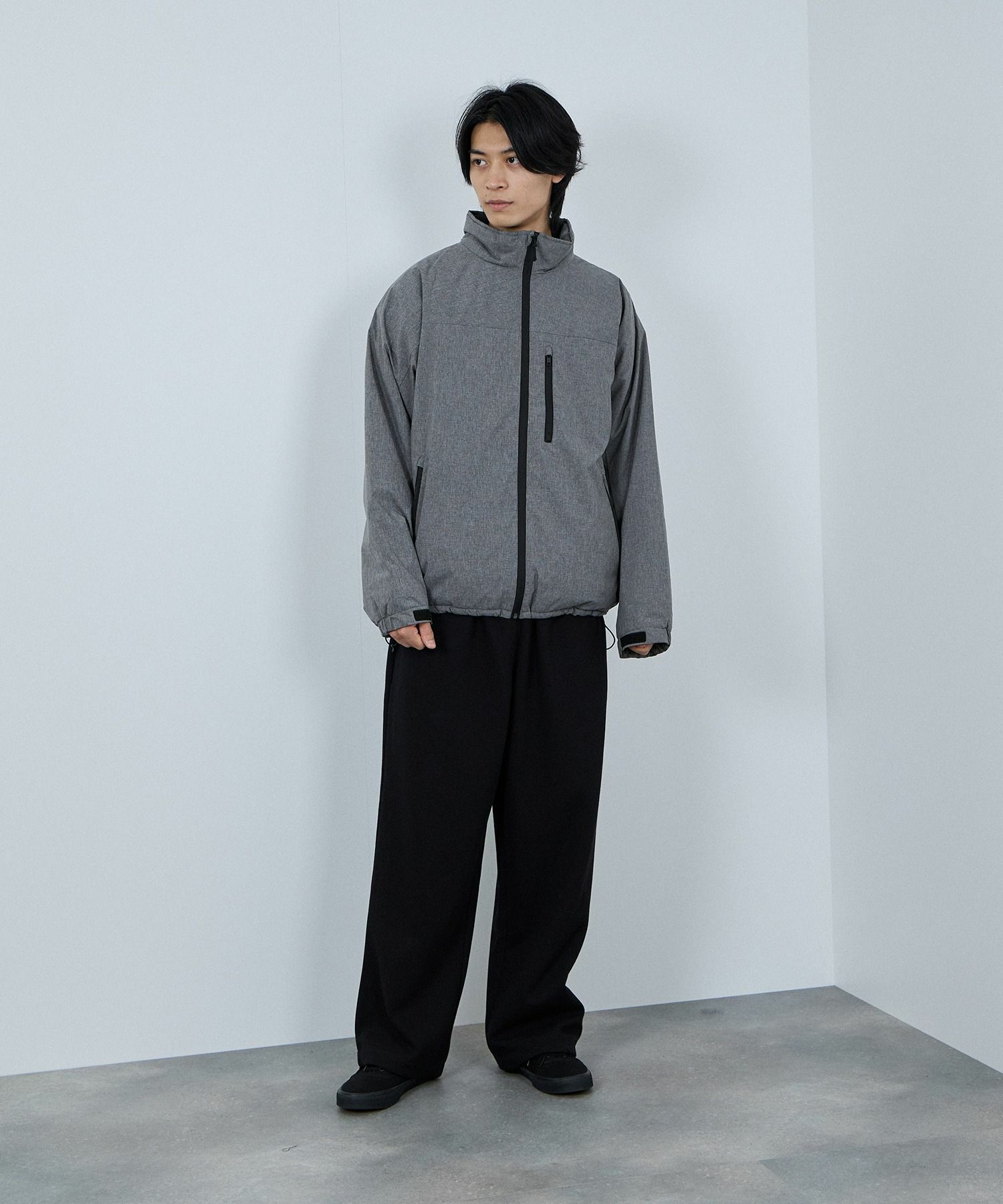NAVY シャットアウター SOLOTEX(R)使用 裏シャギースタンドジャケット メンズ