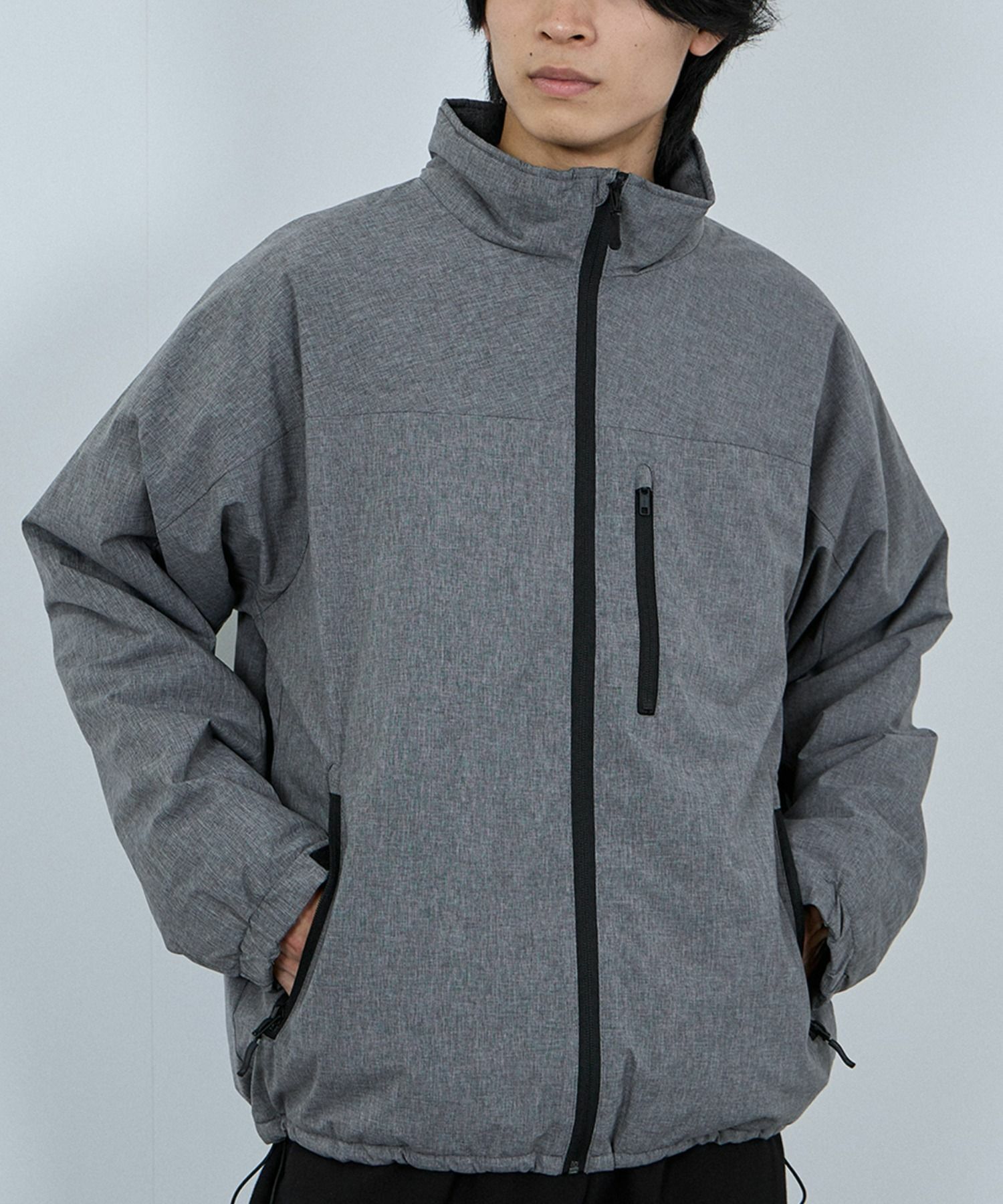 NAVY シャットアウター SOLOTEX(R)使用 裏シャギースタンドジャケット メンズ