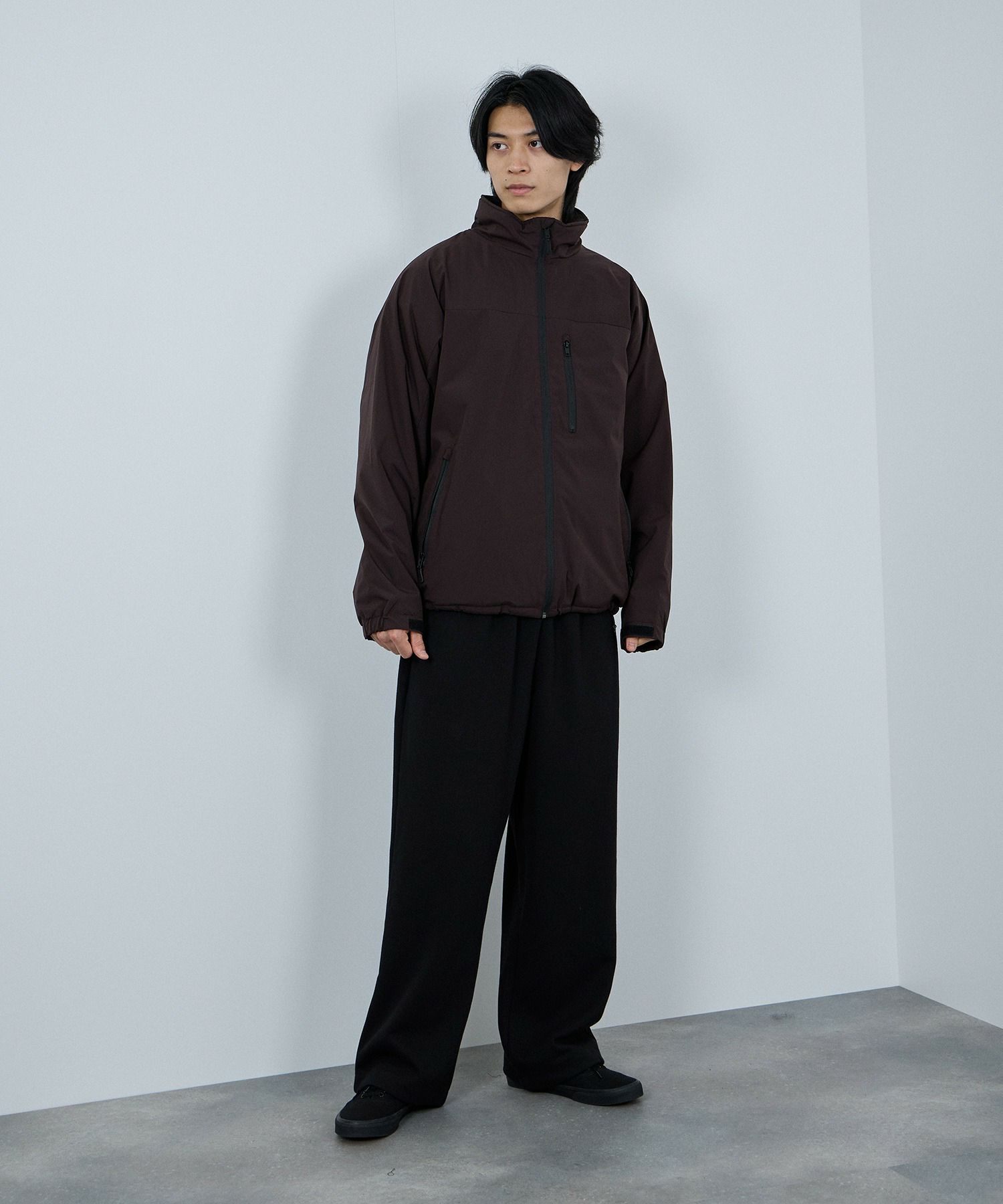 [値下げ]NAVY シャットアウター SOLOTEX(R)使用 裏シャギースタンドジャケット メンズ商品画像-9