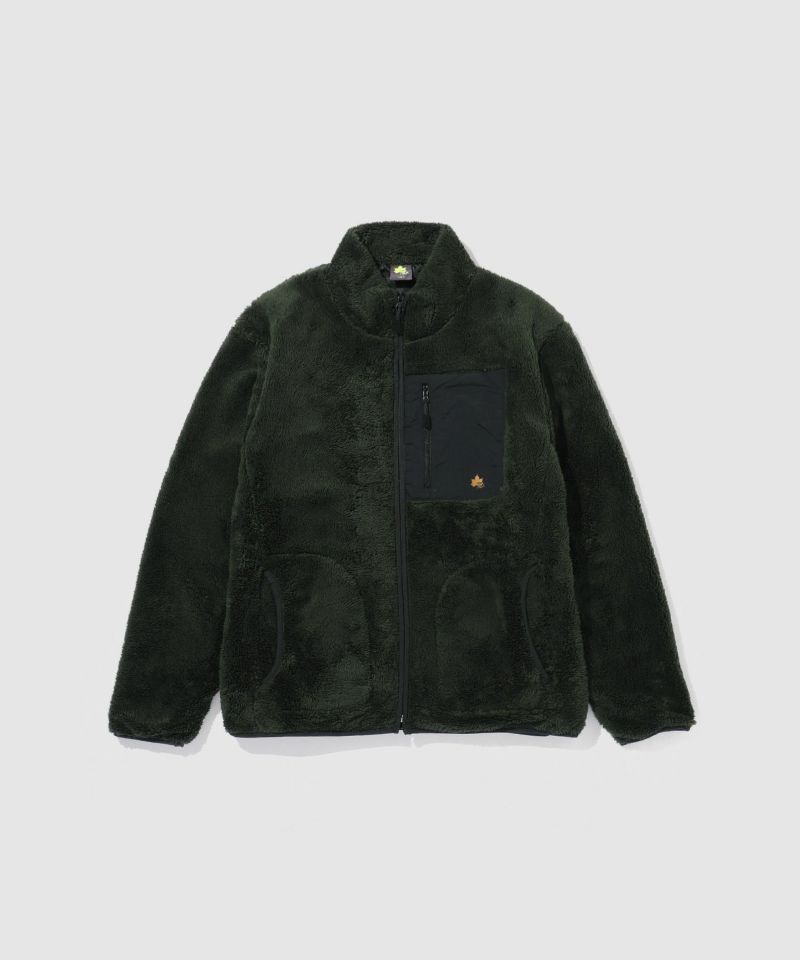 【WEB限定】LOGOS PARK  裏地付きボアフリースブルゾン メンズ商品画像-3