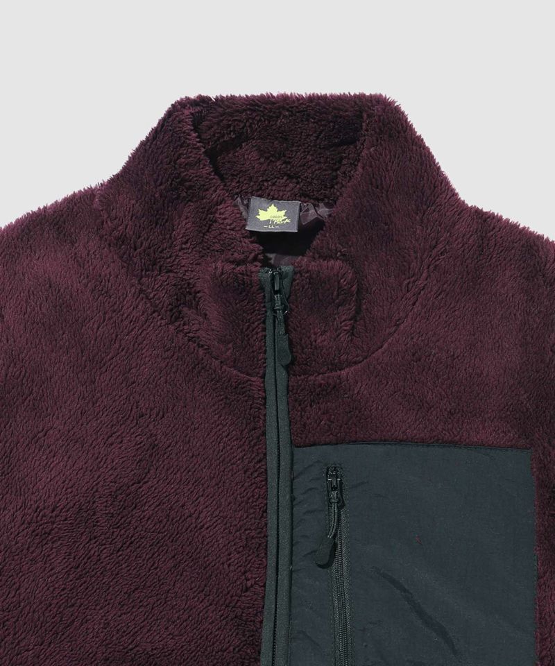 【WEB限定】LOGOS PARK  裏地付きボアフリースブルゾン メンズ商品画像-7