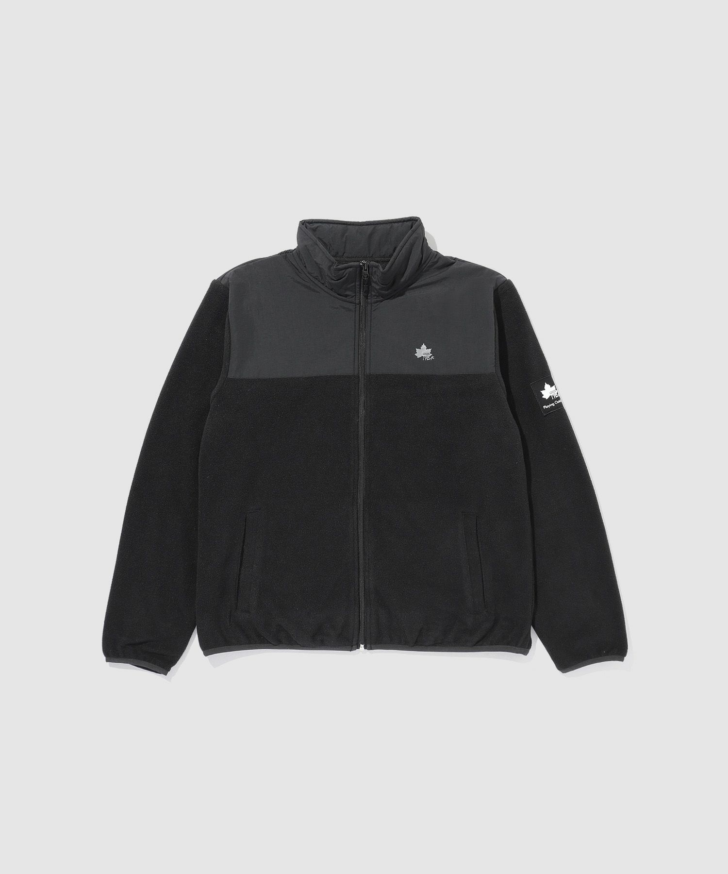 【WEB限定】LOGOS PARK 胸切り替えスタンドネックフリースフルジップ メンズ