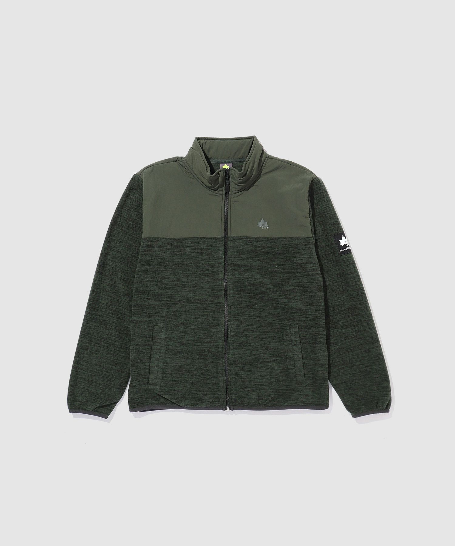 [期間限定価格]【WEB限定】LOGOS PARK  胸切り替えスタンドネックフリースフルジップ メンズ商品画像-2