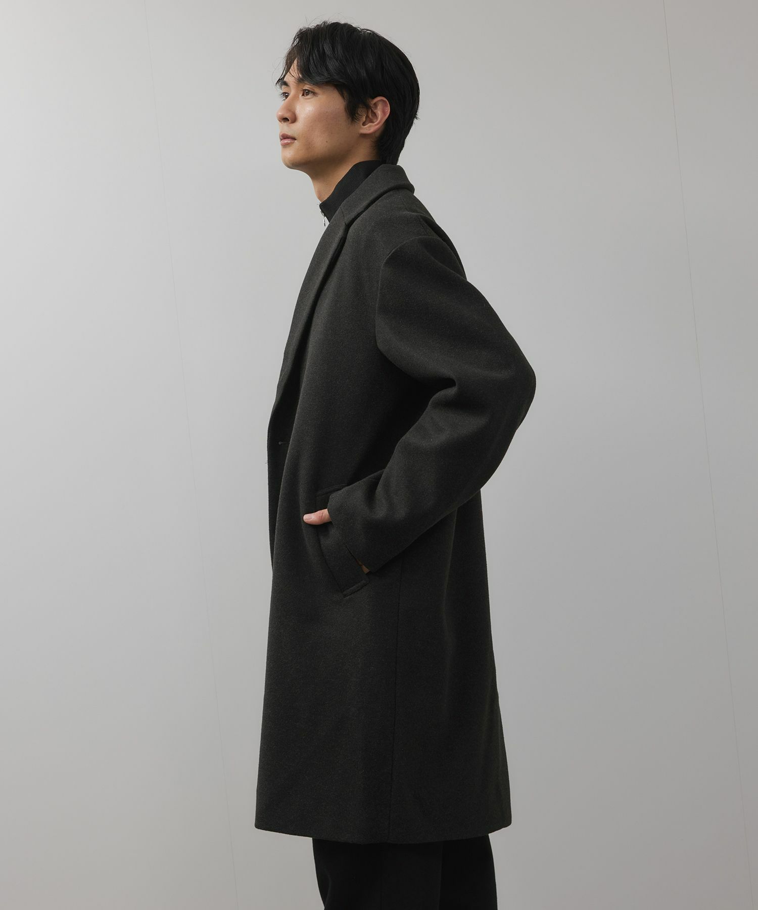 MOSSIMO フェイクメルトンコート メンズ
