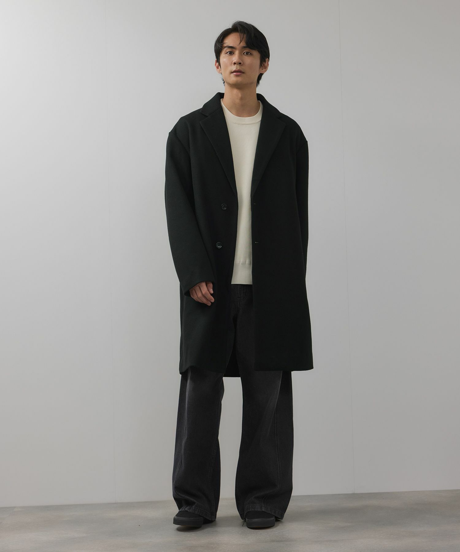 MOSSIMO フェイクメルトンコート メンズ