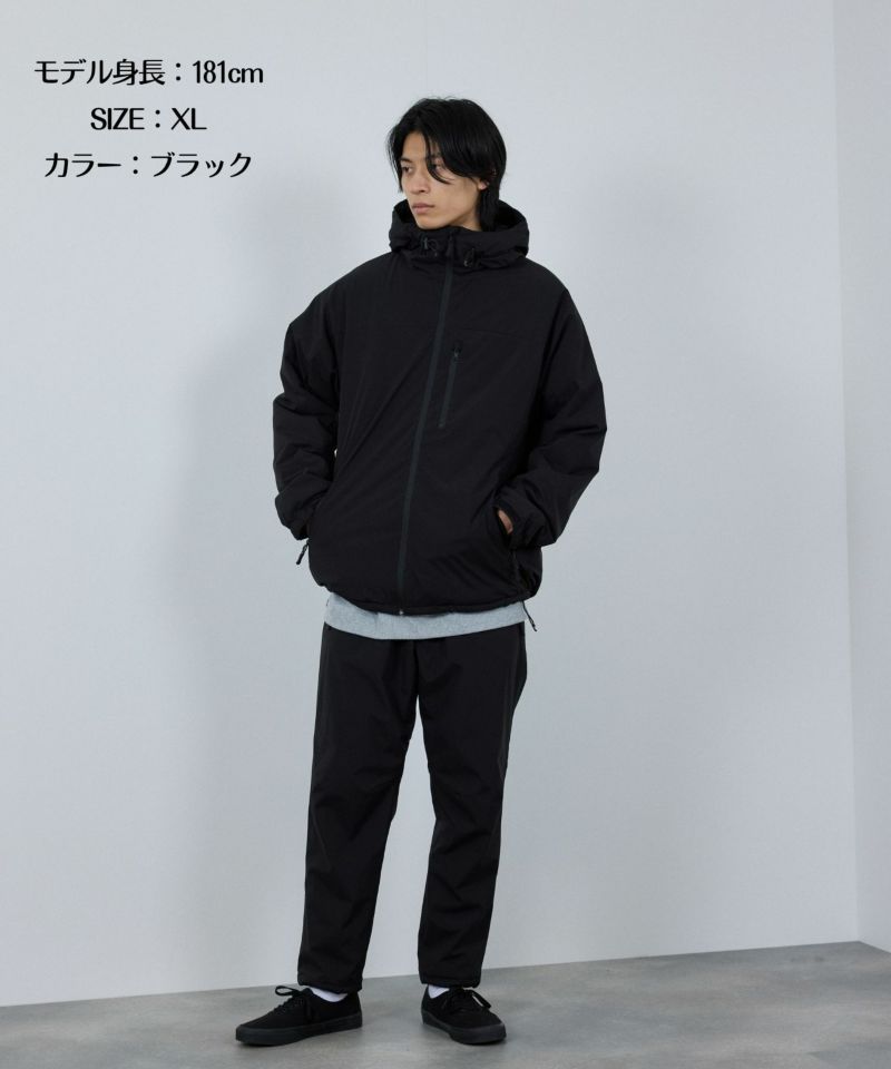 [値下げ]NAVY シャットアウター SOLOTEX(R)使用 裏シャギーフードジャケット メンズ商品画像-4