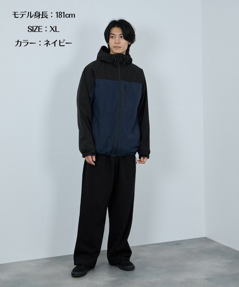 [値下げ]NAVY シャットアウター SOLOTEX(R)使用 裏シャギーフードジャケット メンズ商品画像-9