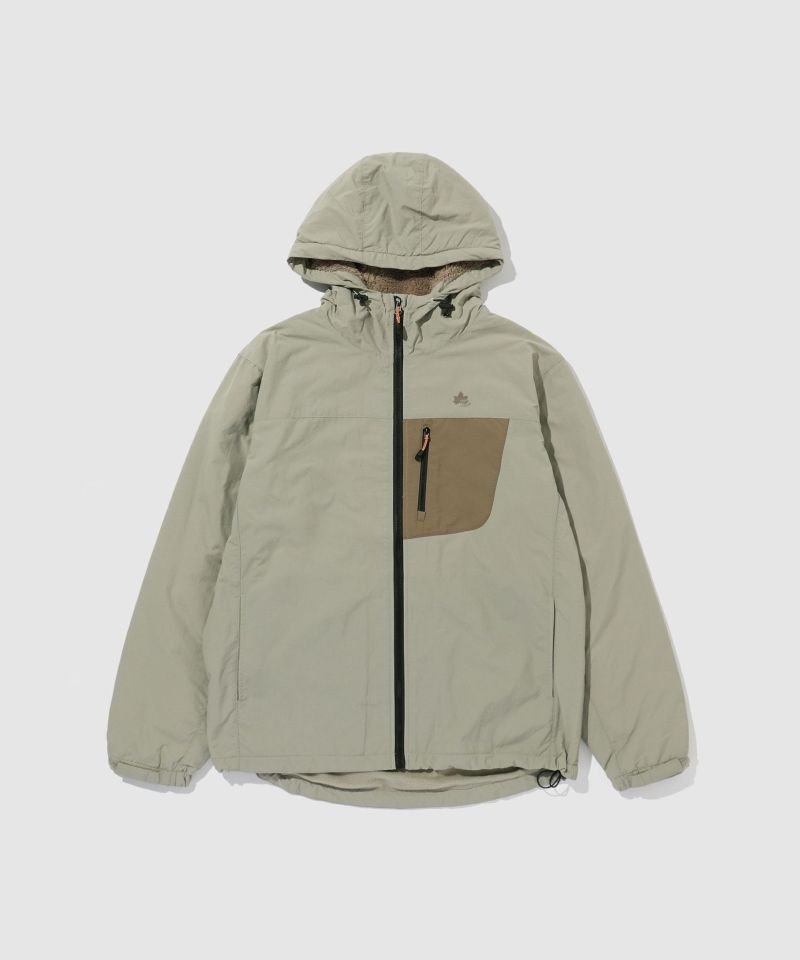 [期間限定価格]【WEB限定】LOGOS PARK  裏フリースナイロンパーカー メンズ商品画像-1