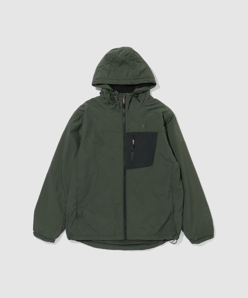 LOGOS PARK 裏フリースナイロンパーカー メンズ