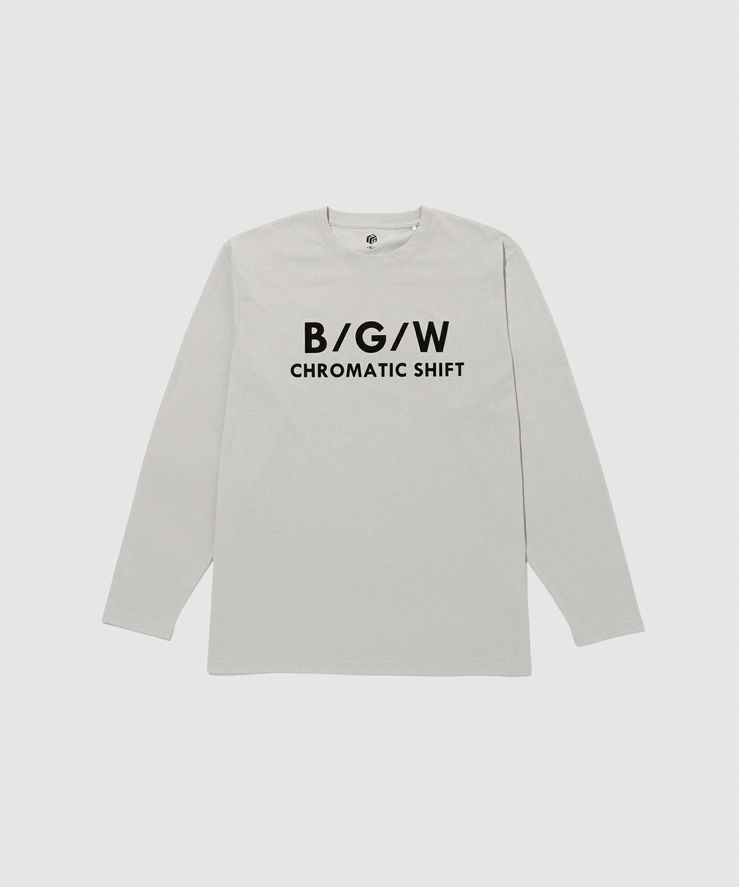  T-GRAPHICS ロゴデザイン長袖Tシャツ メンズ